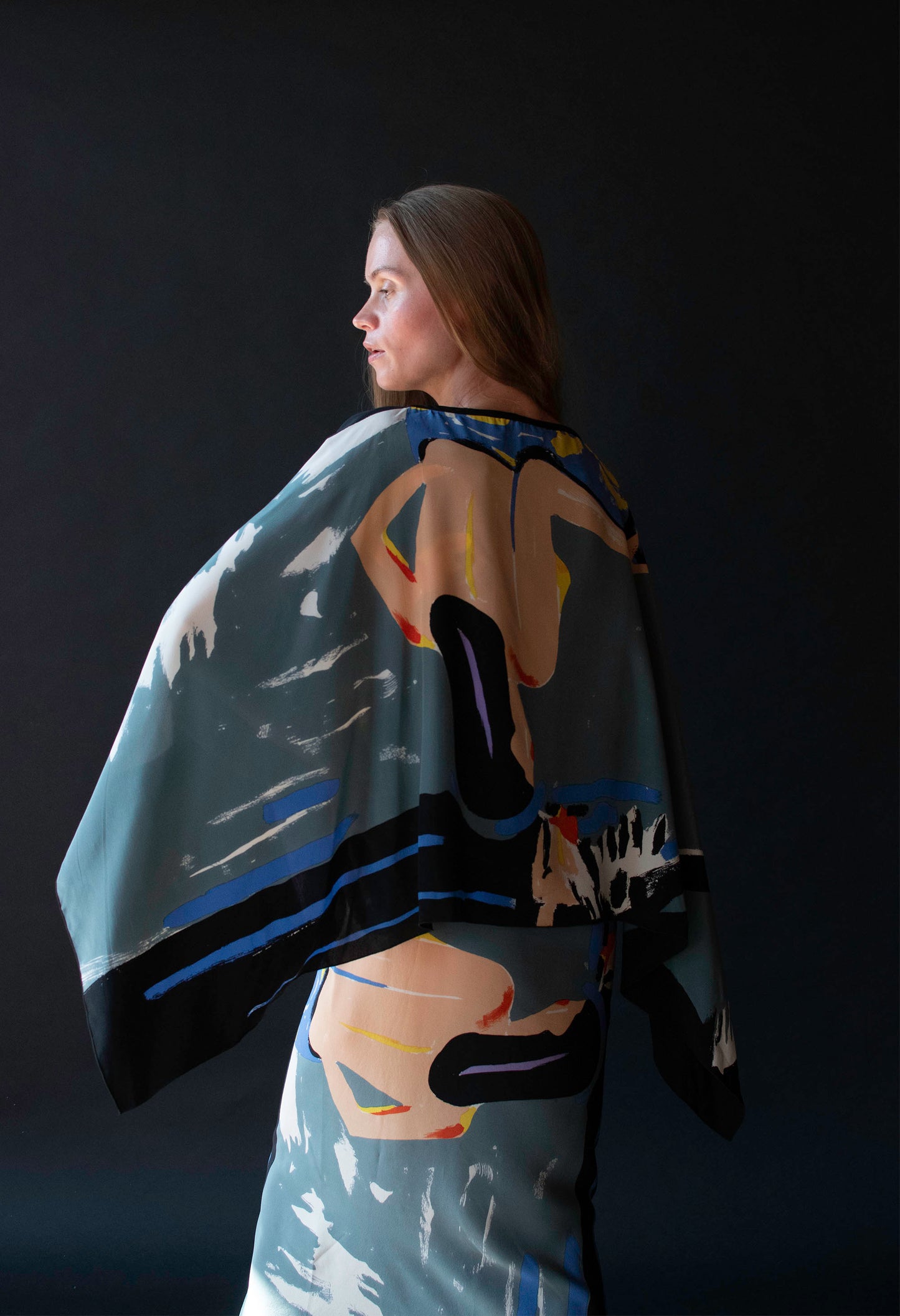 Printed Silk Dress | Michaele Vollbracht