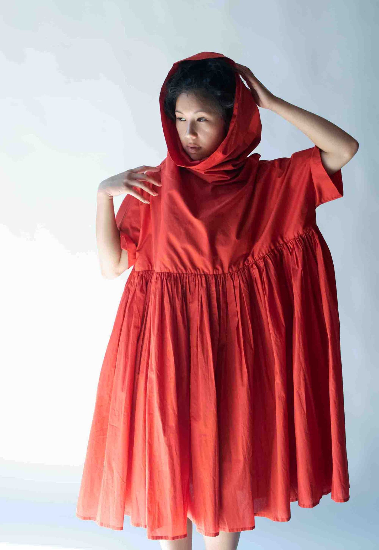 1990s Rust Cotton Dress | G Gigli