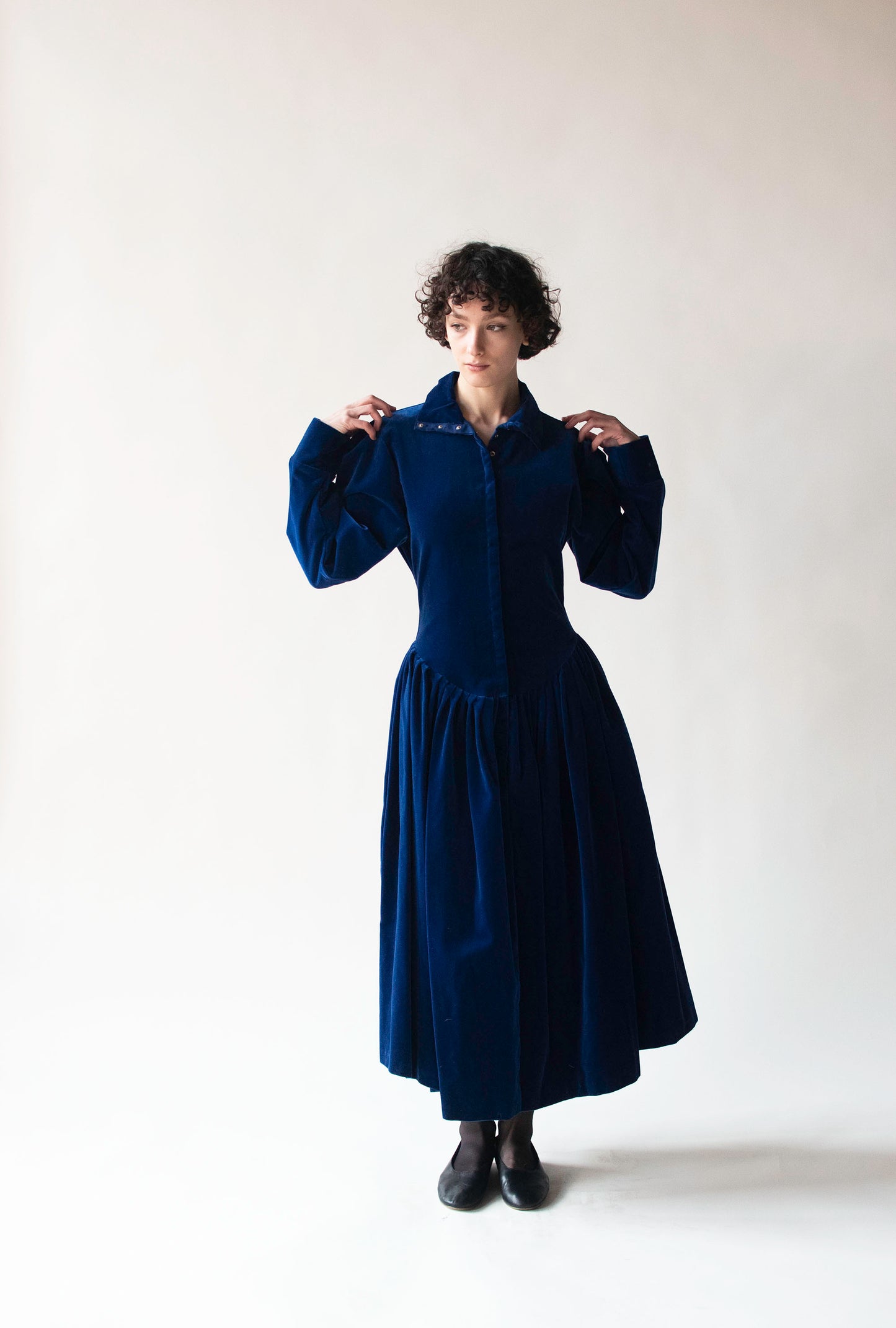 Blue Velvet Dress | Norma Kalmali