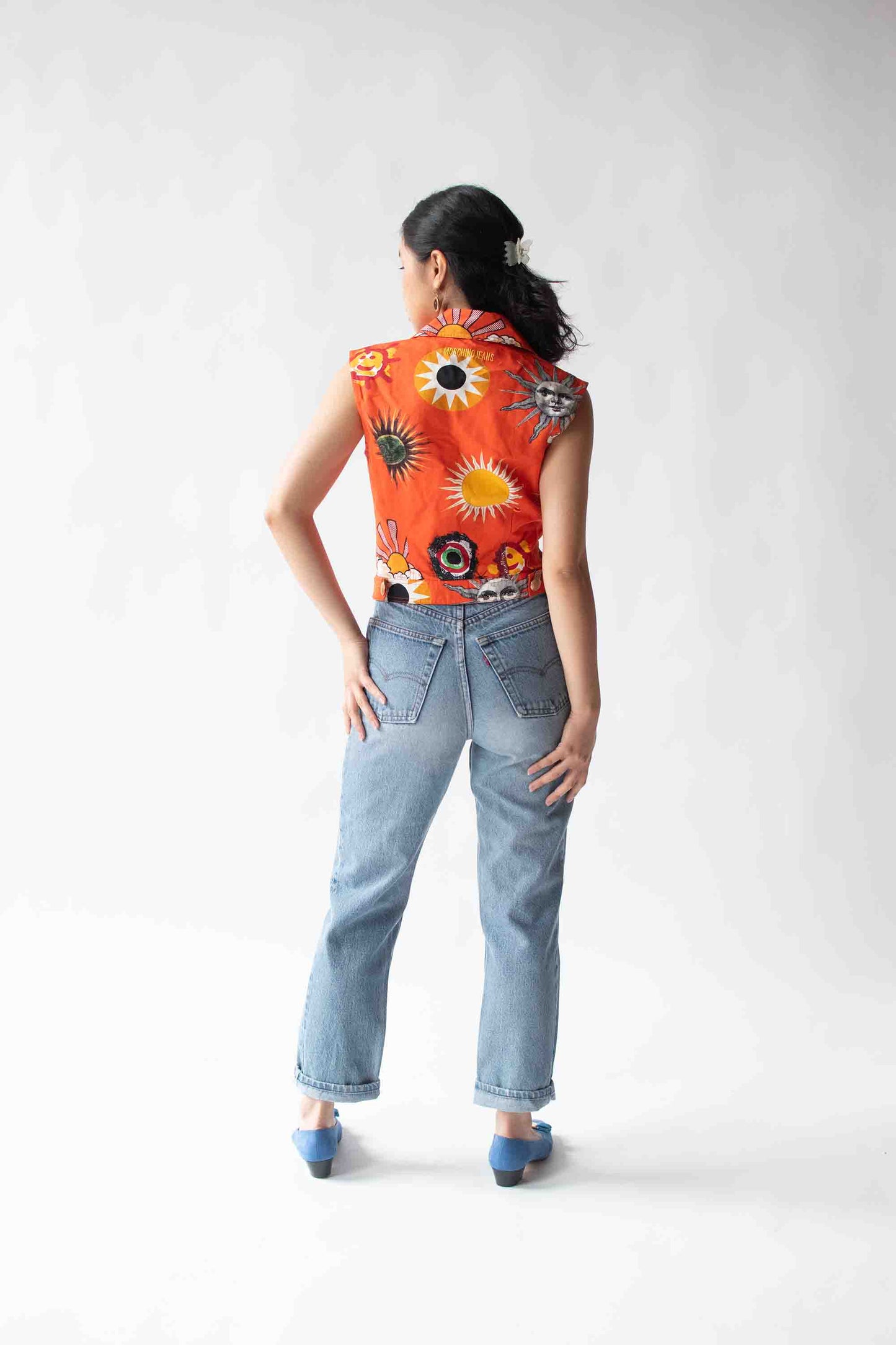 1990s Printed Vest | Moschino Jeans