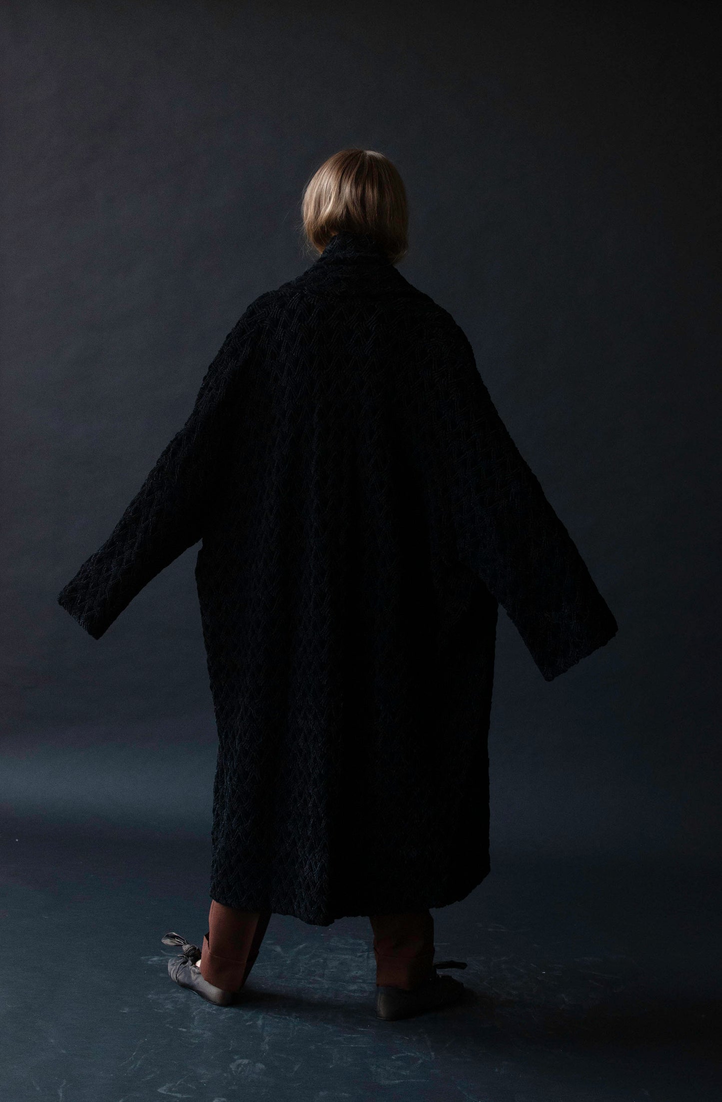Black Velvet Coat | Callaghan by Romeo Gigli