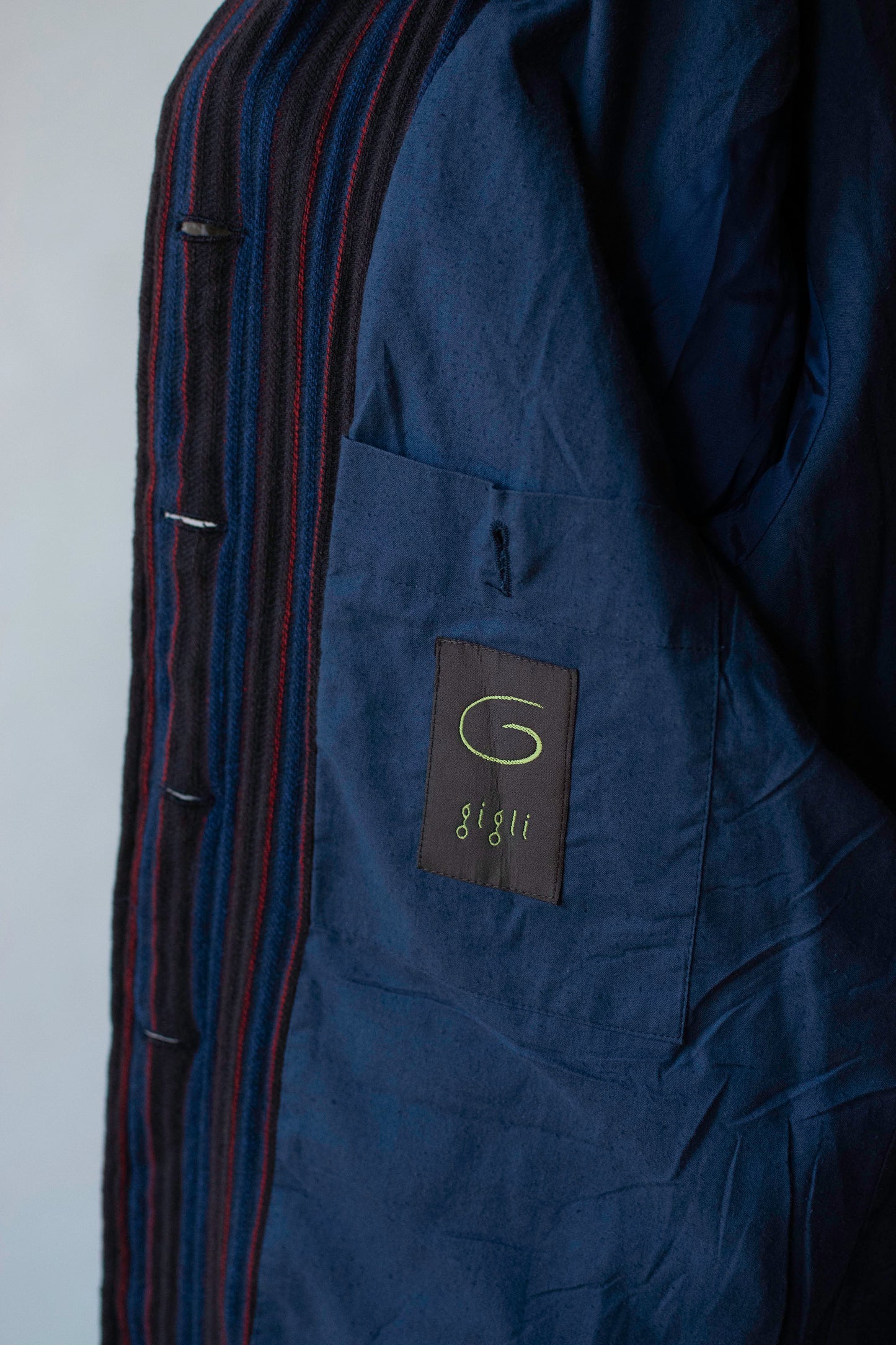 Blue Pinstripe Blazer | G Gigli