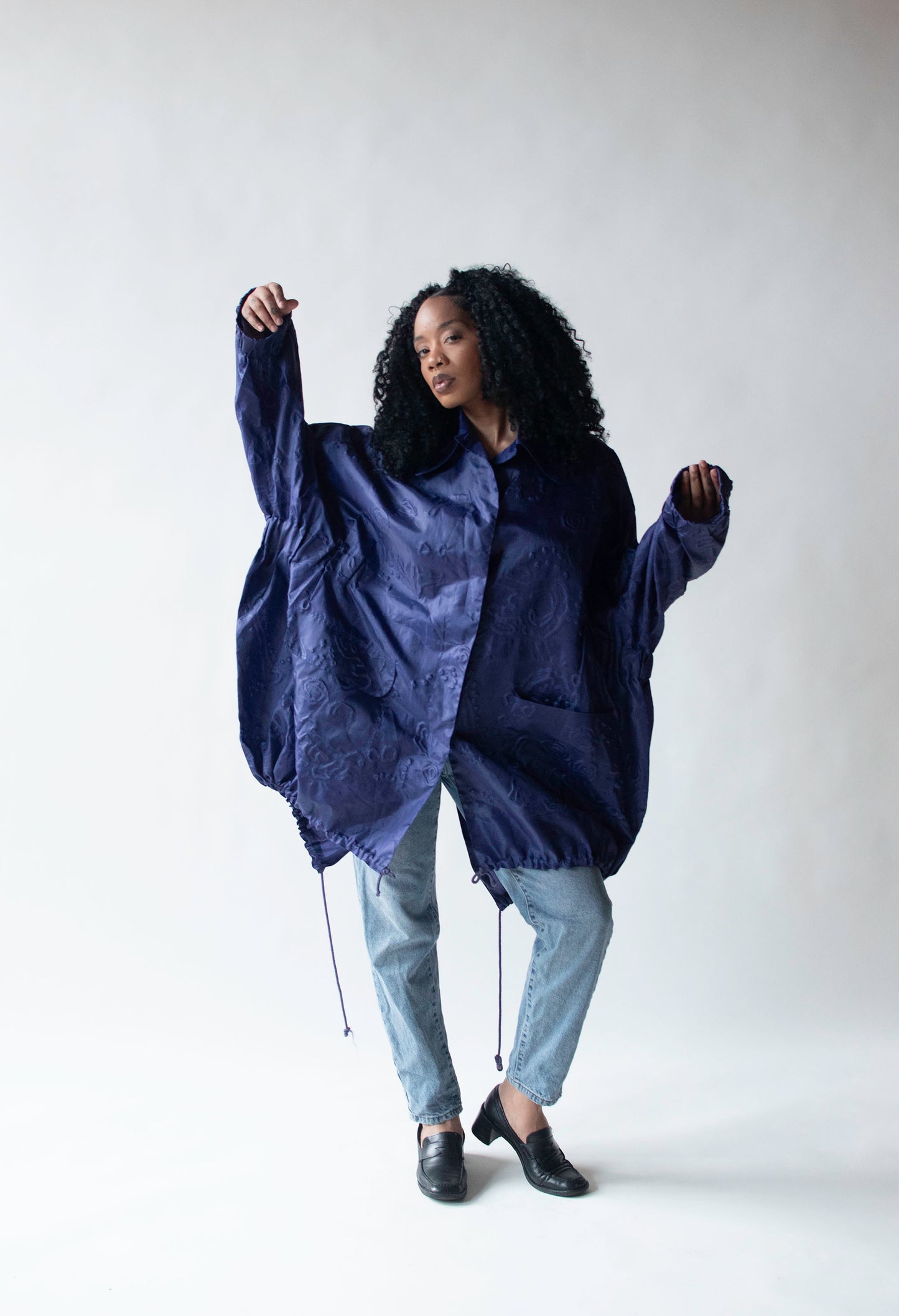 1990s Textured Wind Coat | Romeo Gigli
