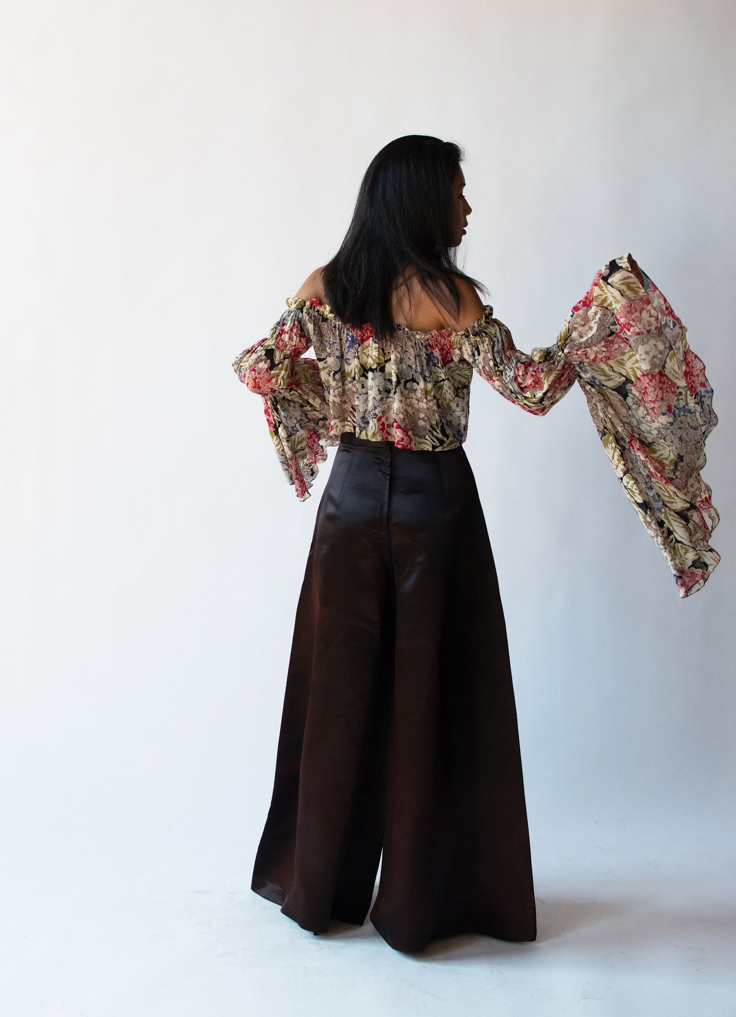 1990s Floral Blouse | OMO Norma Kamali