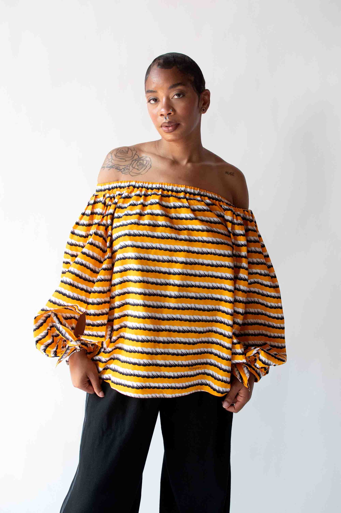Rope Print Blouse | Yves Saint Laurent Rive Gauche Resort 2012