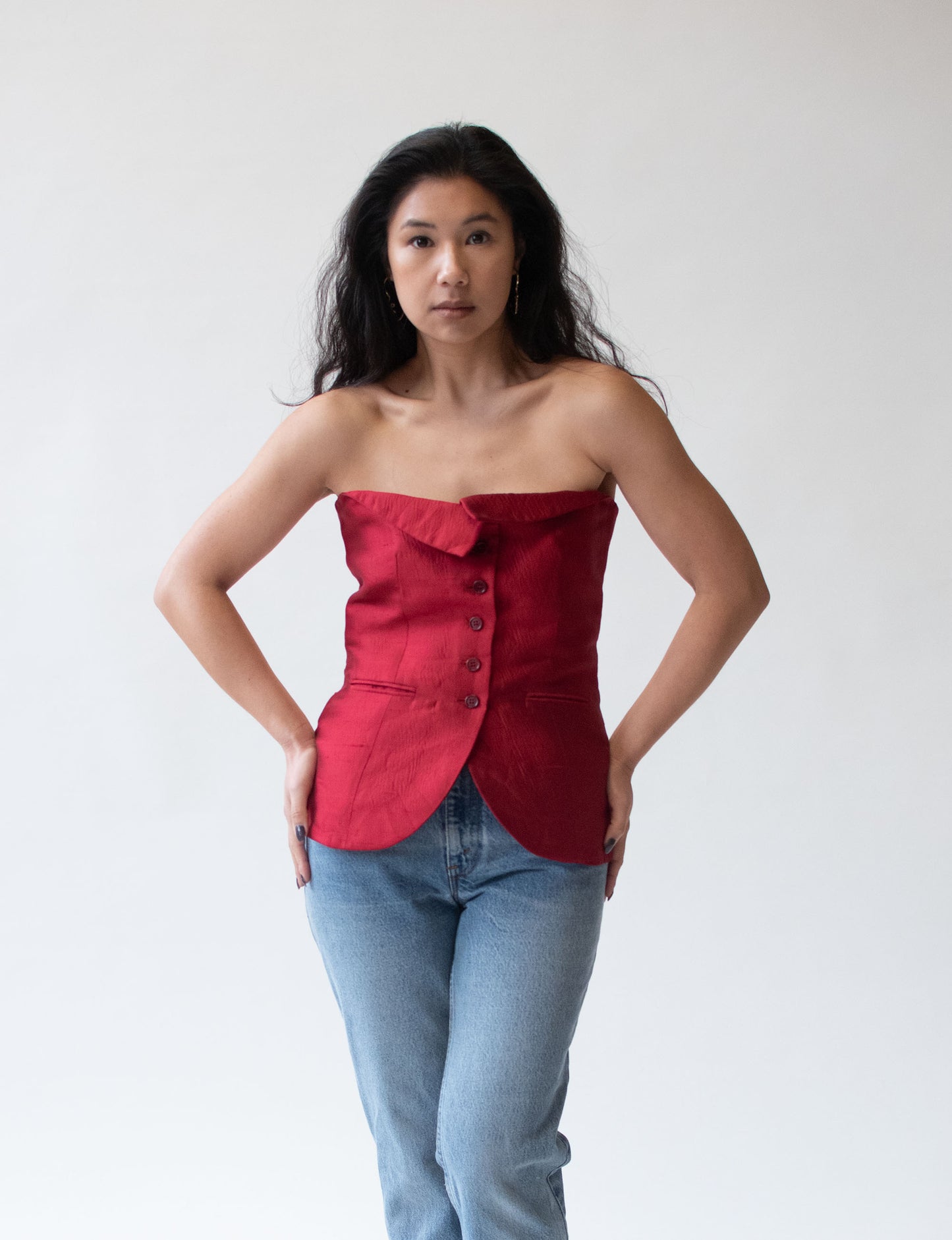 Red Bustier | Romeo Gigli 1991