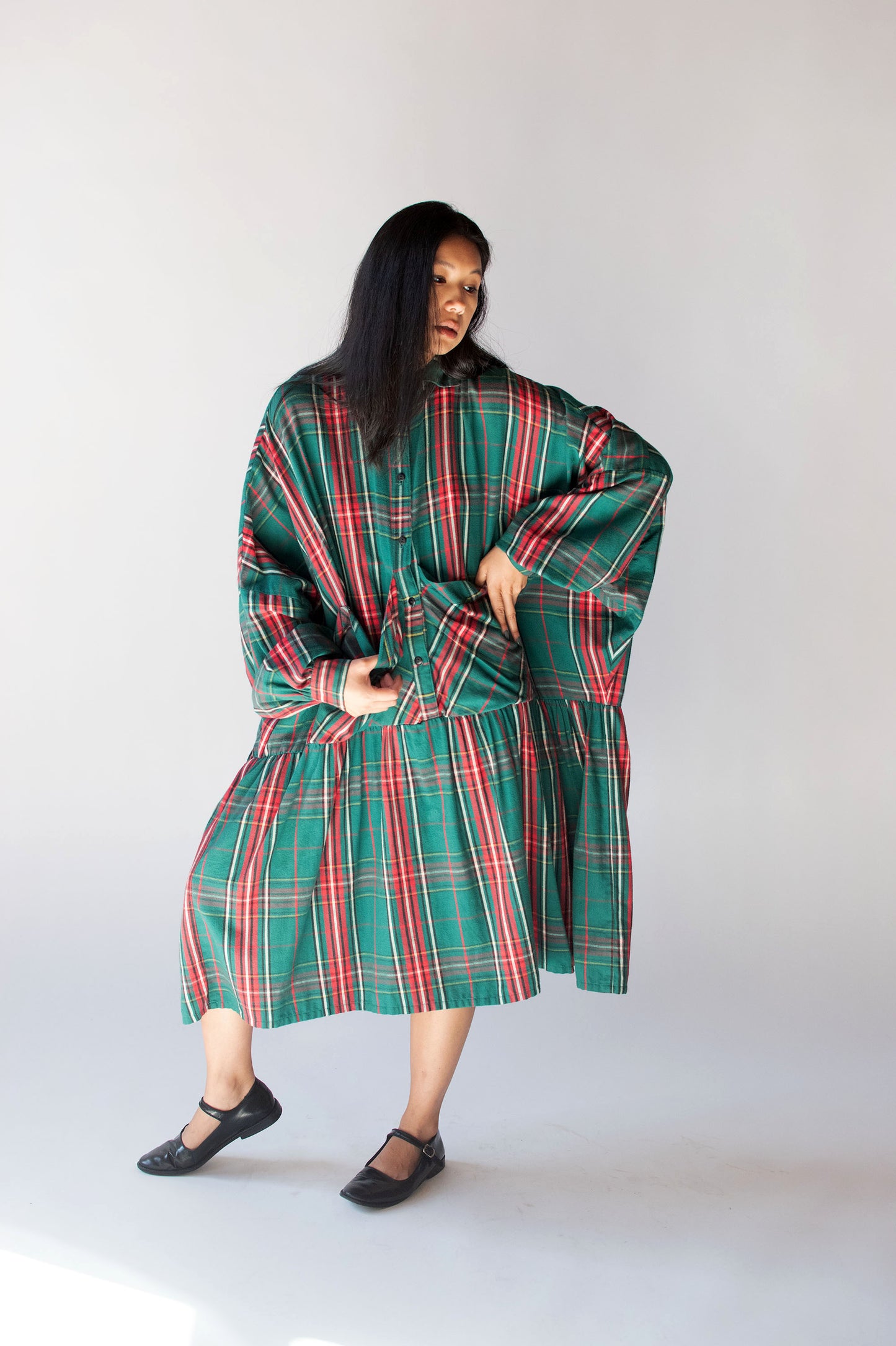 1980s Flannel Dress | Todd Oldham for Congovid