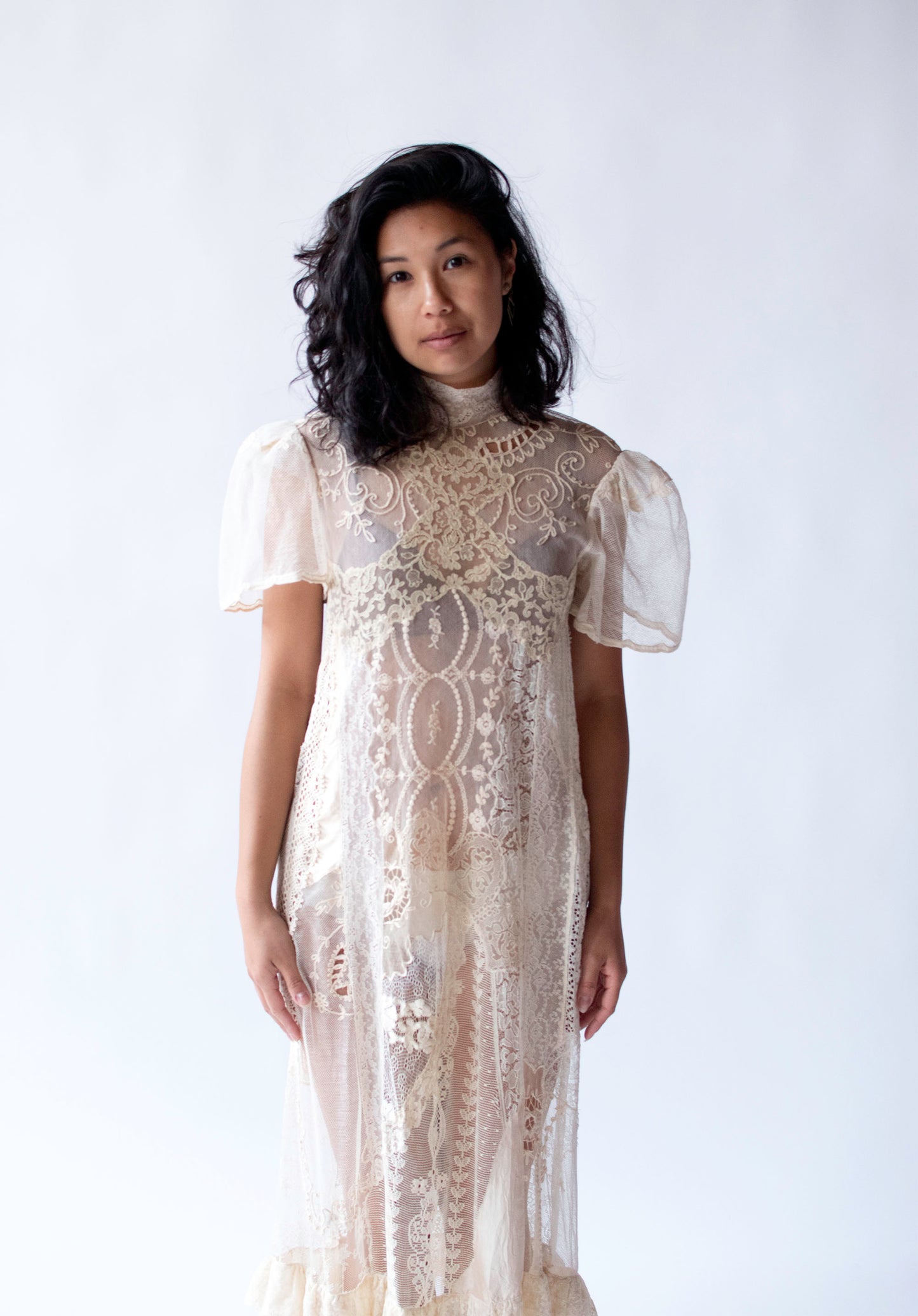 1980s Lace Works Dress