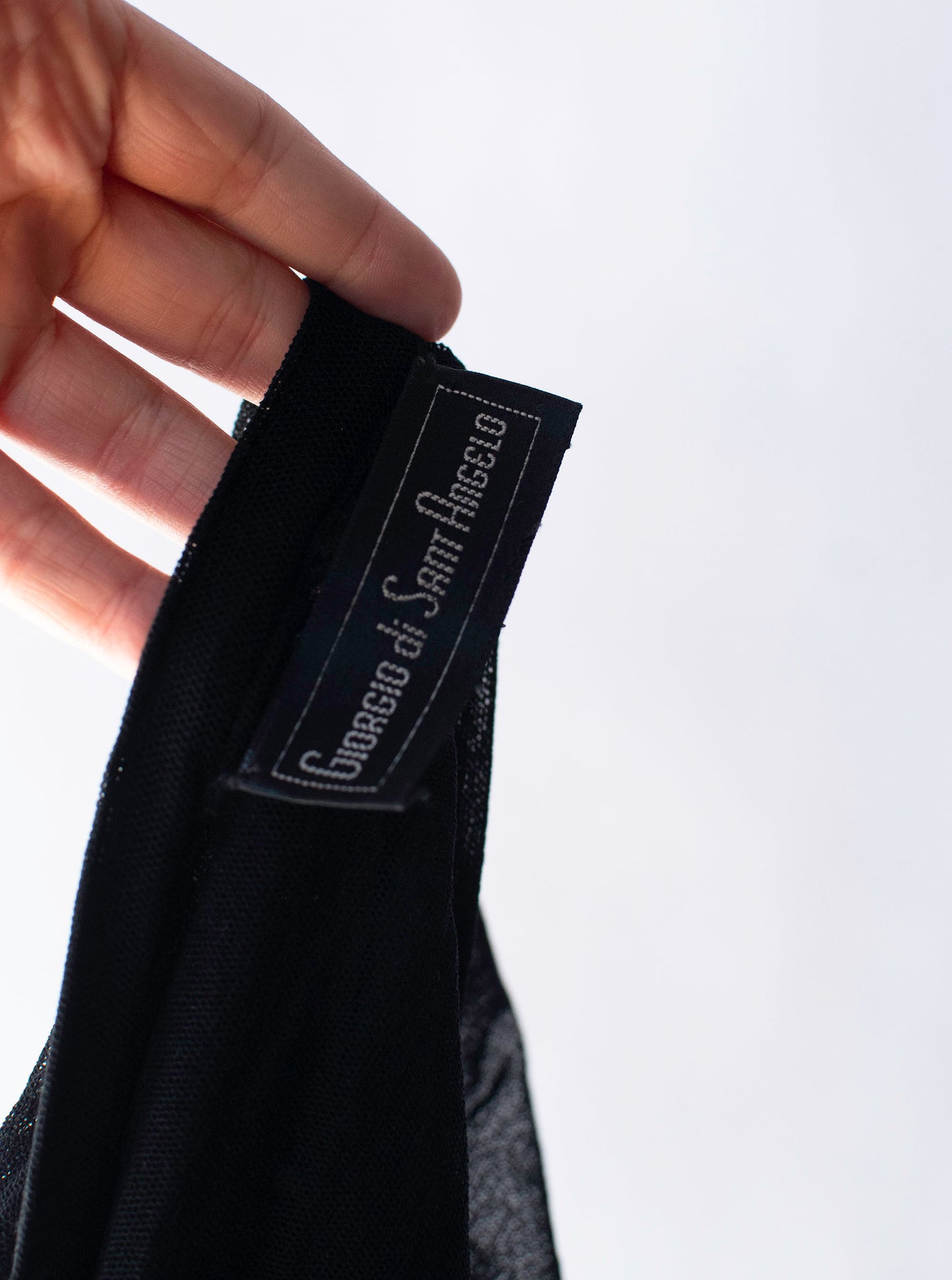 Black Mesh Pants | Giorgio di Sant Angelo