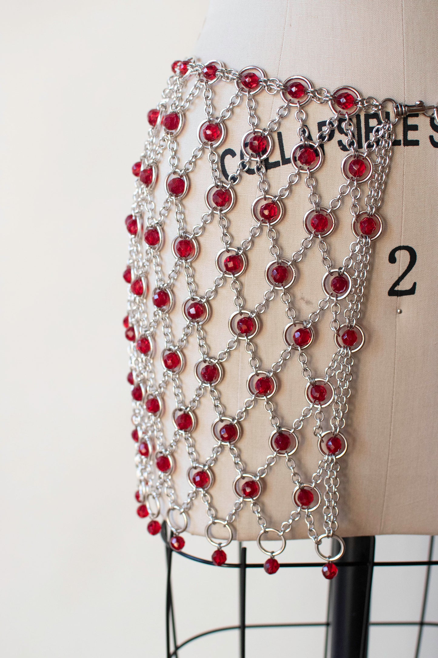 Beaded Chain Belt