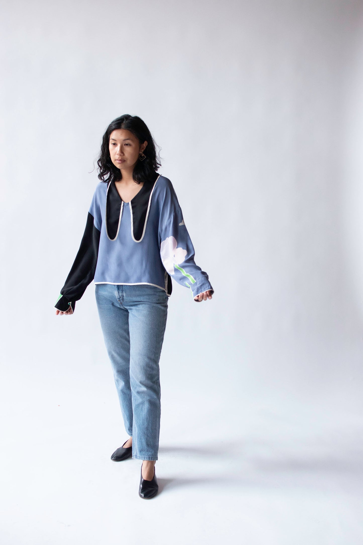 Printed Silk Blouse | Michaele Vollbracht