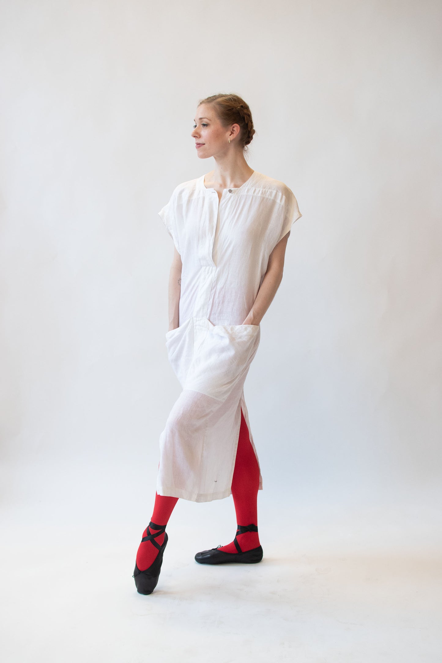 1980s Linen Dress | Gianni Versace