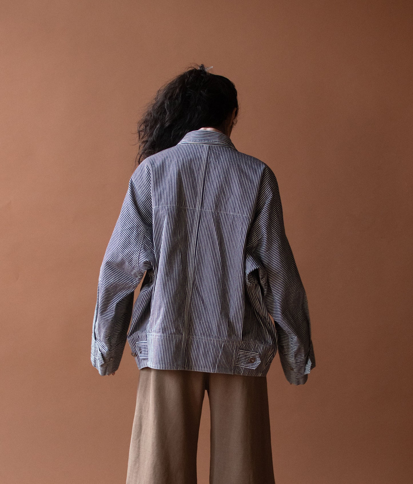 Engineer Stripe Jacket | Plantation Issey Miyake