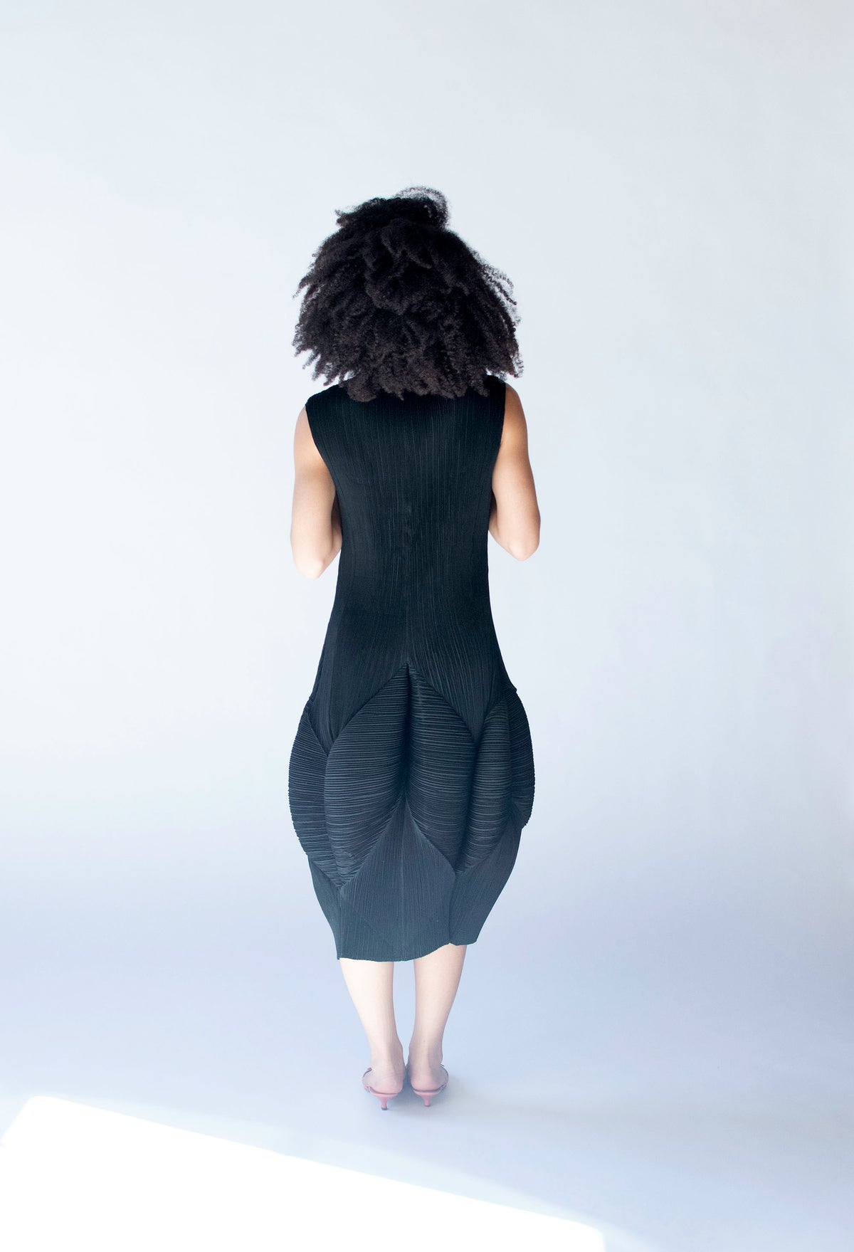Black Plisse Dress