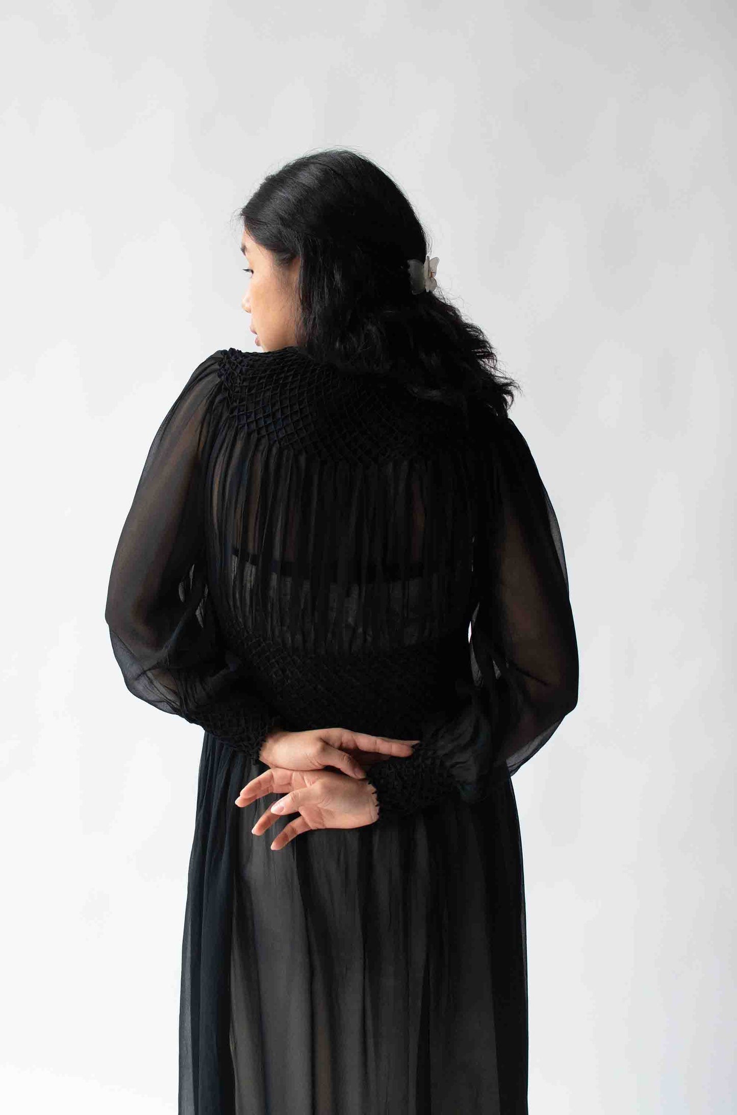 1930s Smocked Peignoir