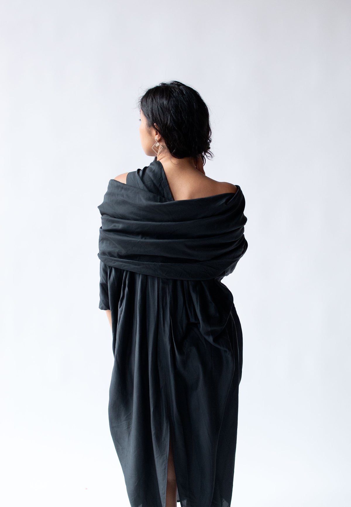 Black Silk Dress | Romeo Gigli 1994