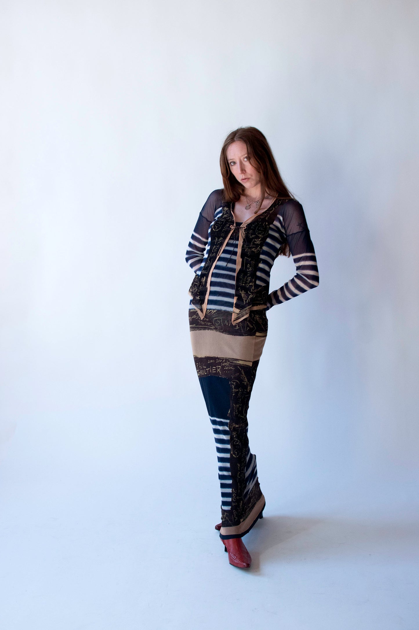 Printed Mesh Set | Jean Paul Gaultier