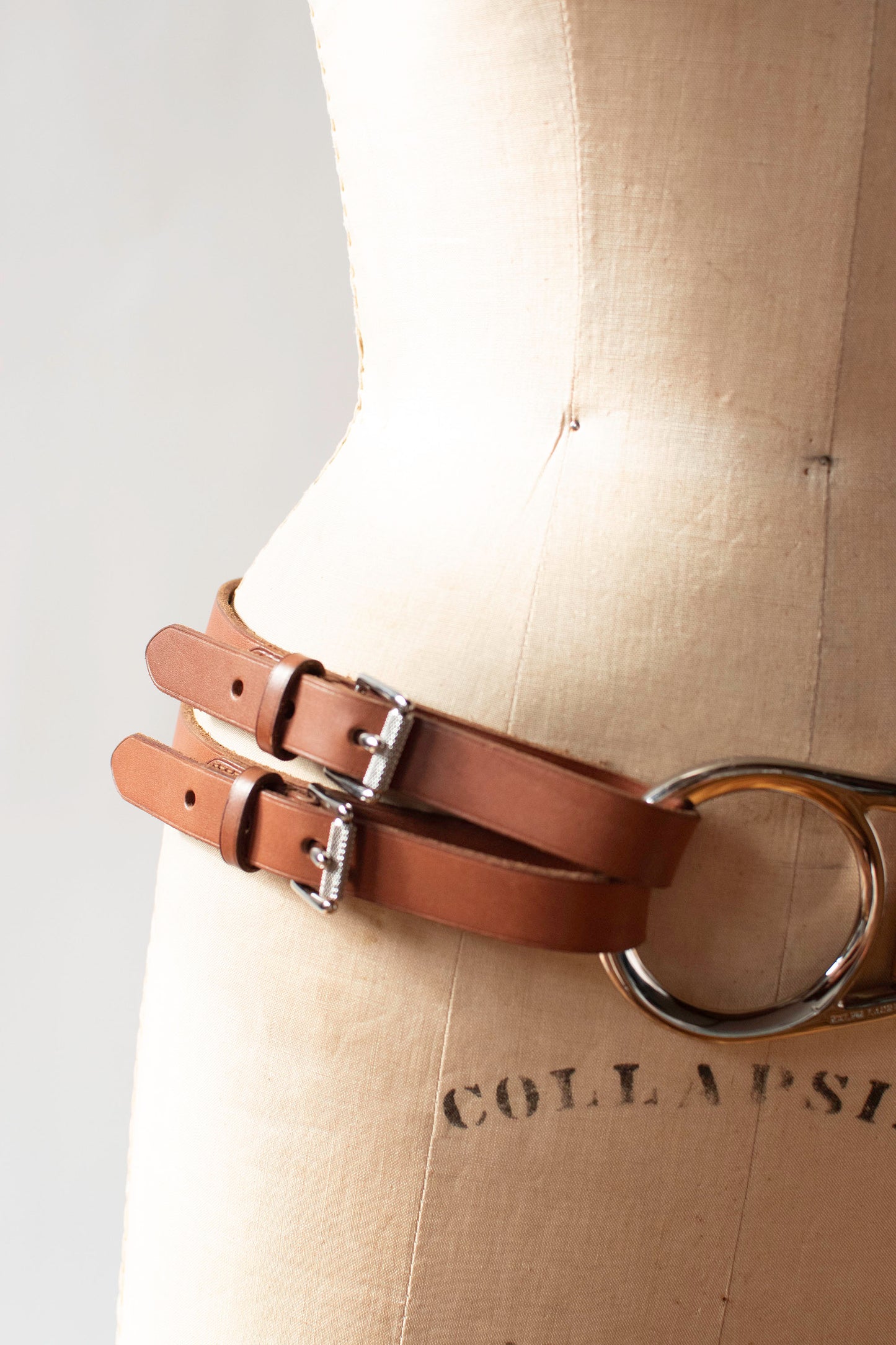 Brown Leather O-Ring Belt | Ralph Lauren