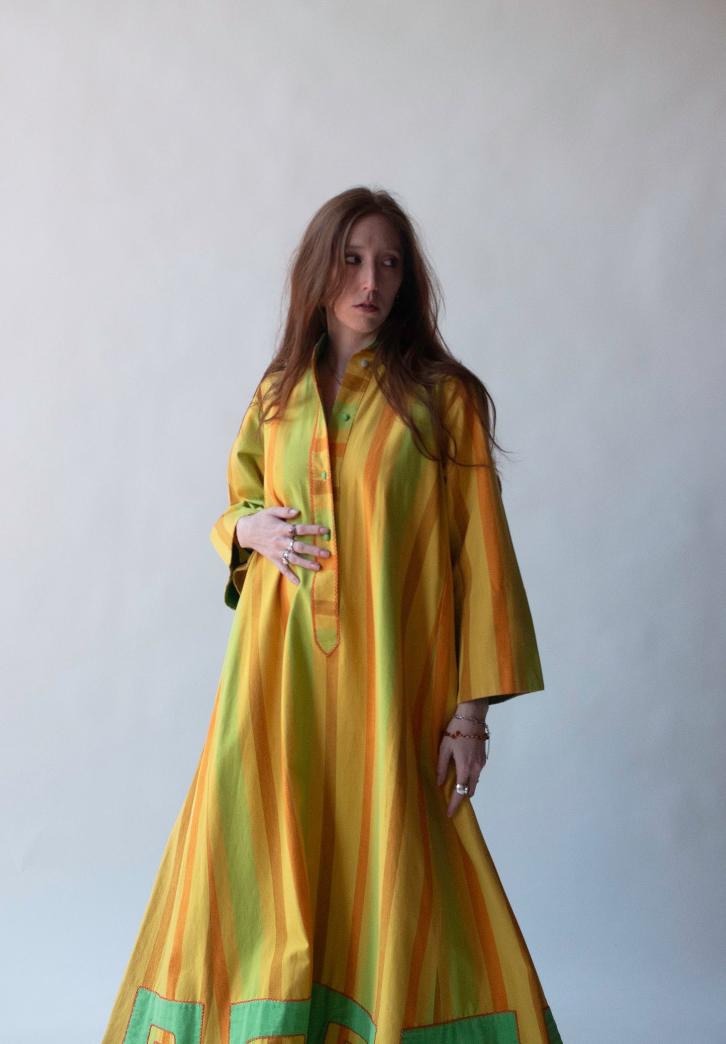 1970s Striped Caftan | Josefa