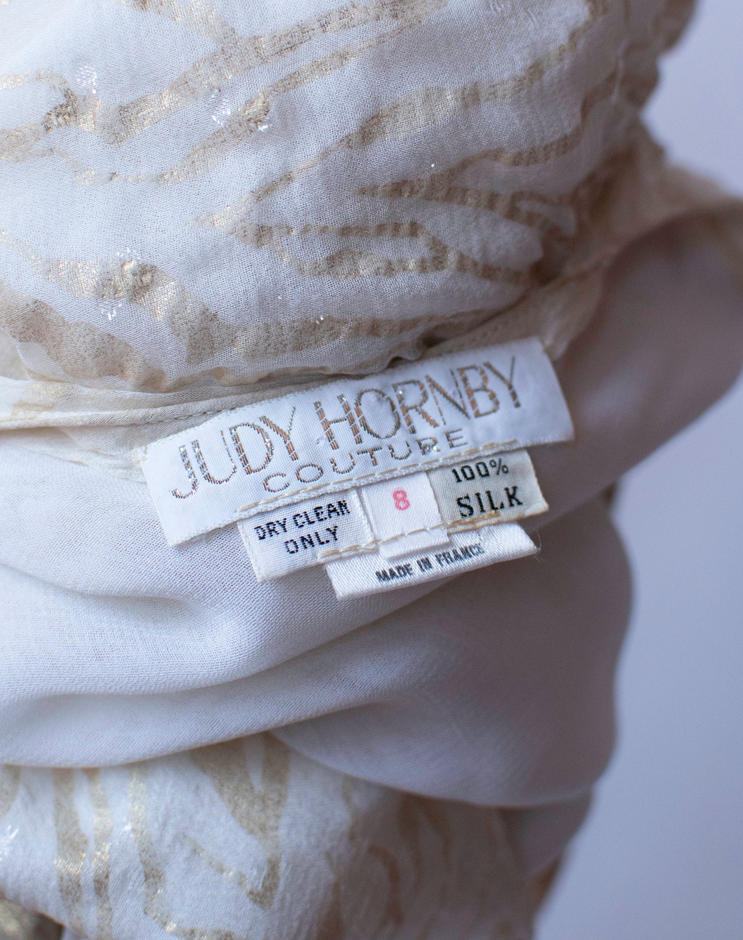 1980s Chiffon dress | Judy Horby Couture