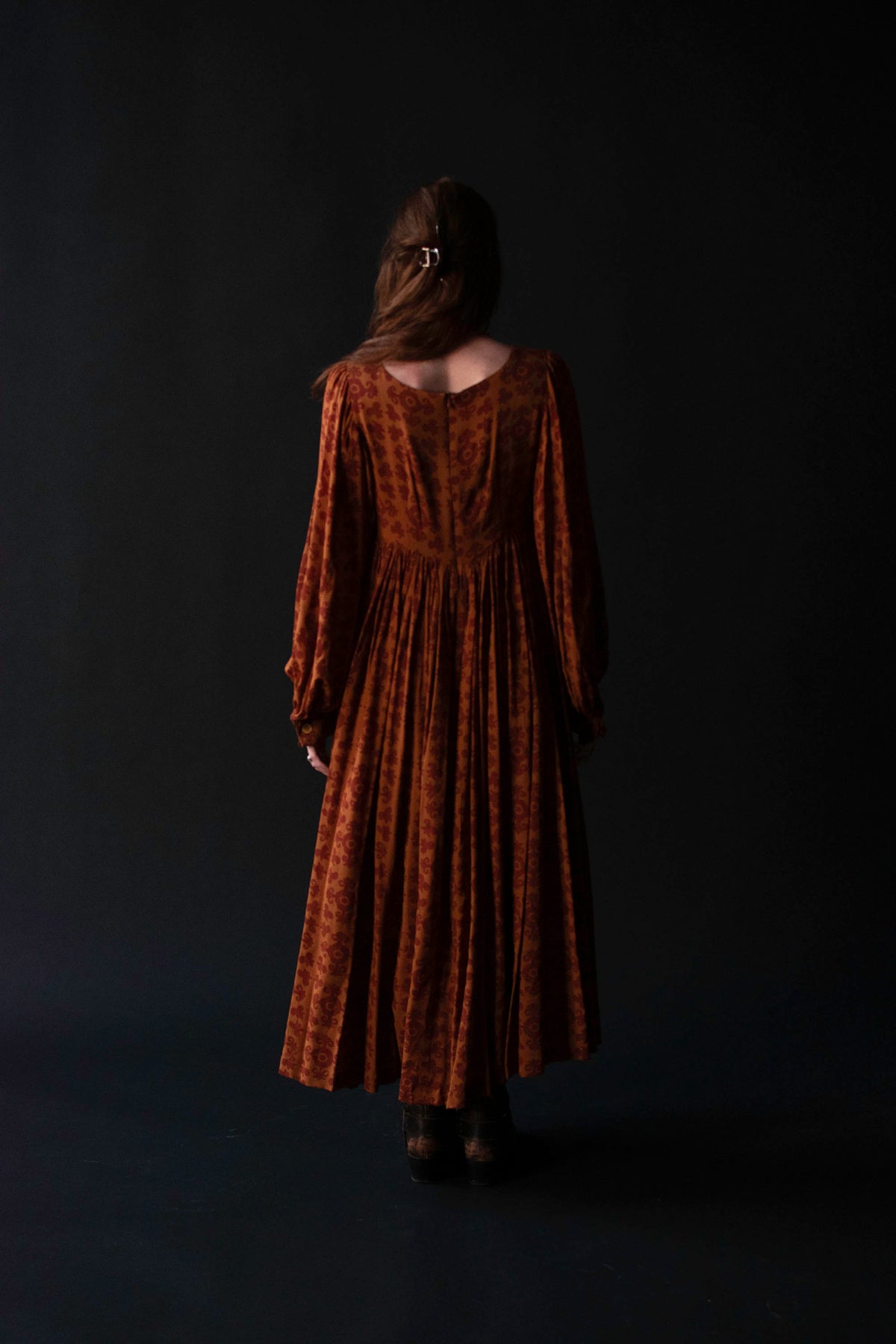 Silk Bishop Sleeve Dress | Todd Oldham FW 1993