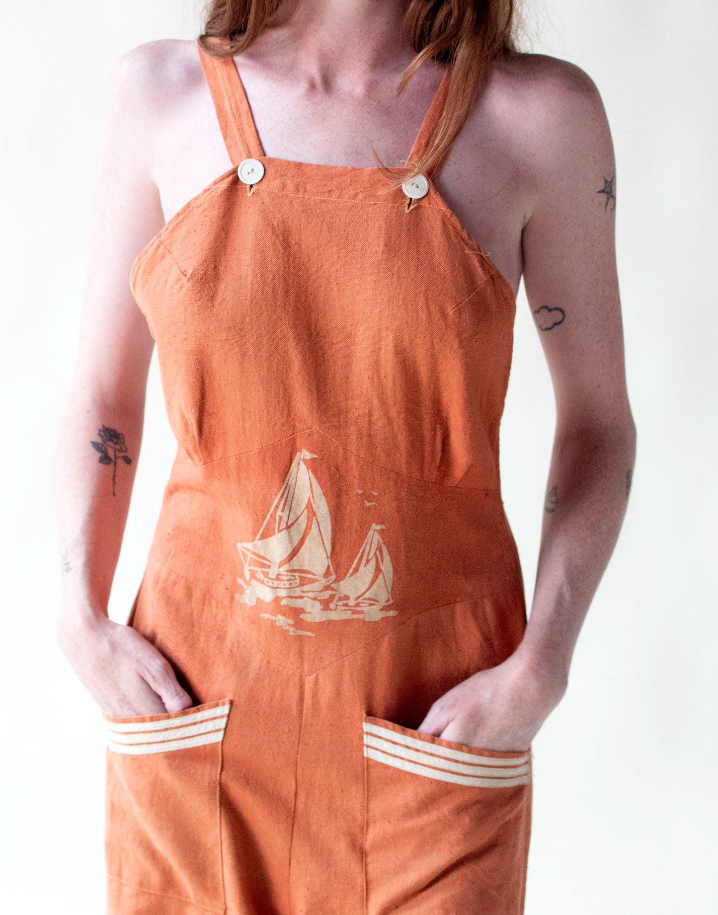 1930s Nautical Overalls