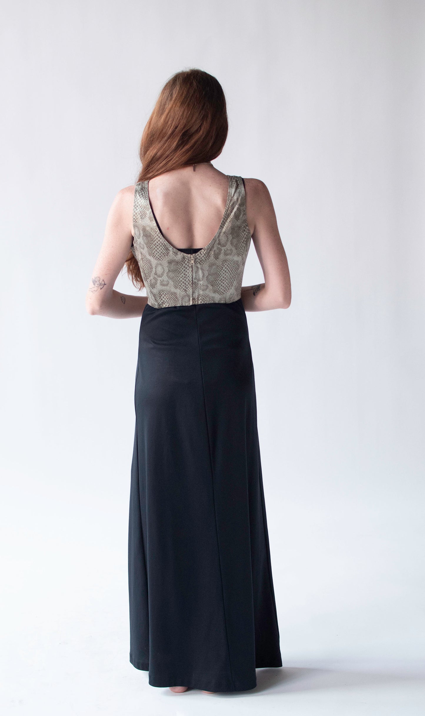 Snakeskin Print Corset | Versus Gianni Versace