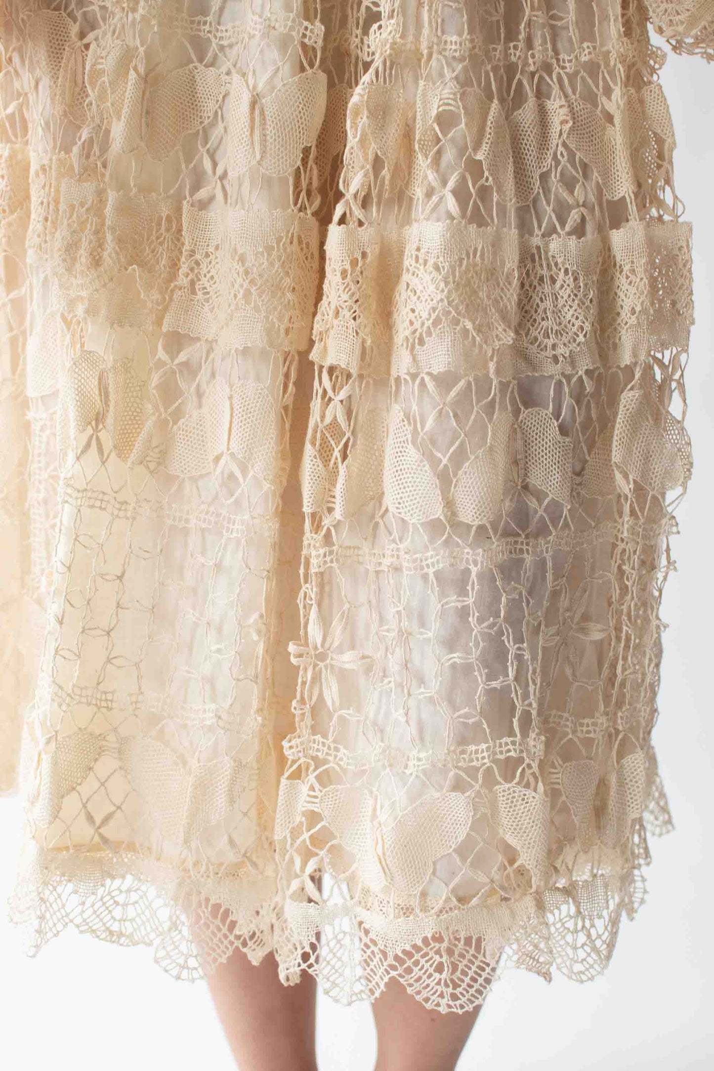 1970s Crochet Dress Set