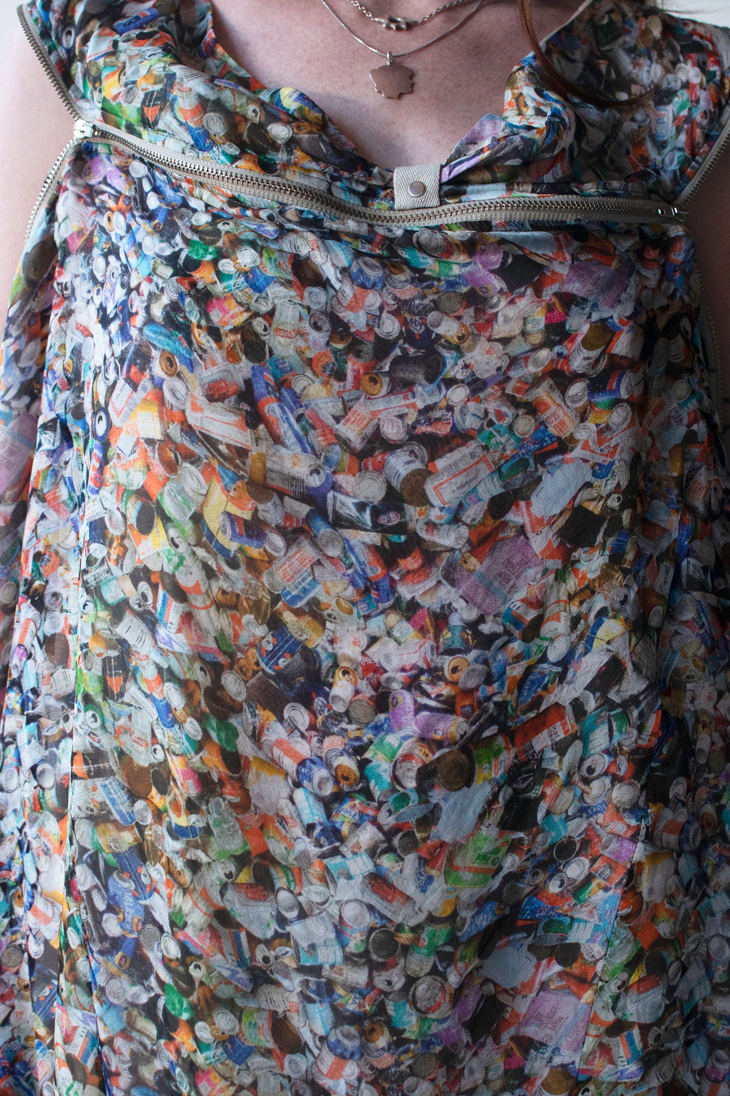 Trash Print Dress | Hussein Chalayan