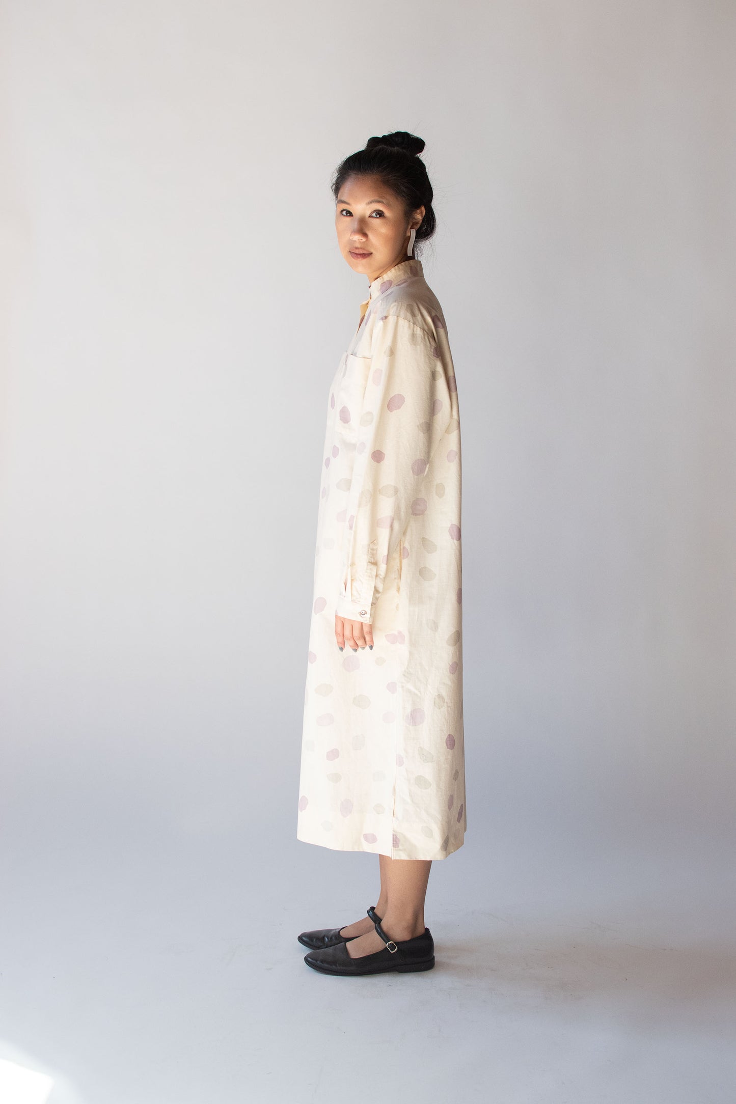 1970s Cream Shirt Dress | Marimekko