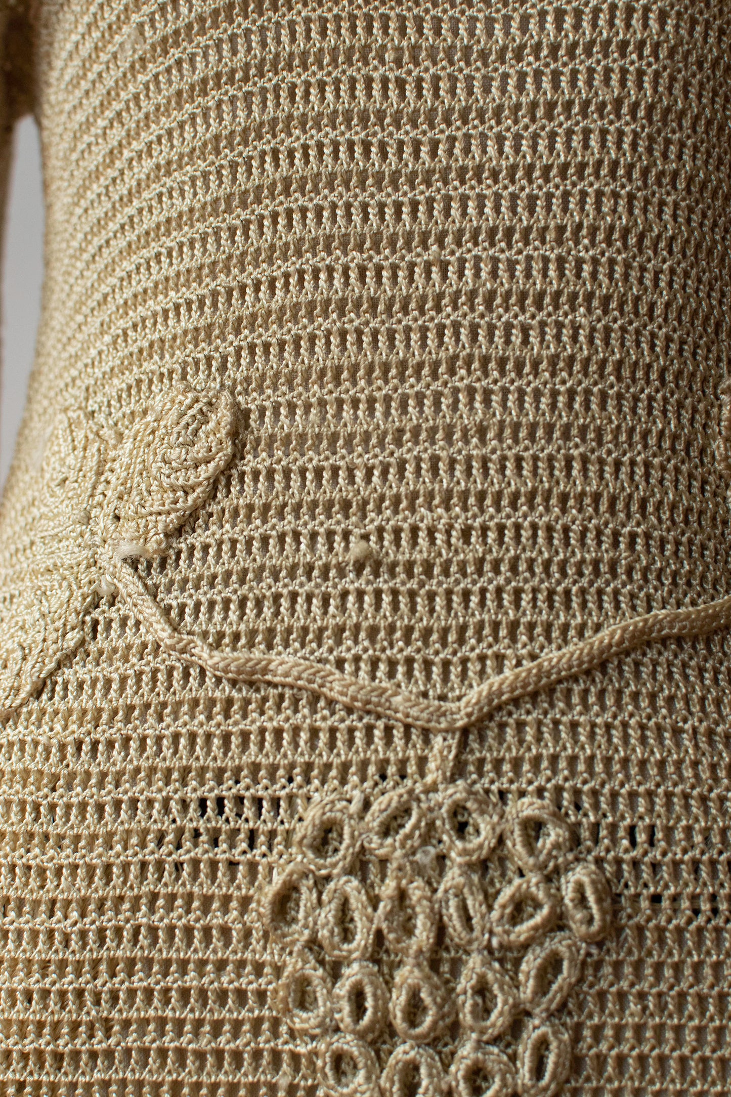 1920s Crochet Dress