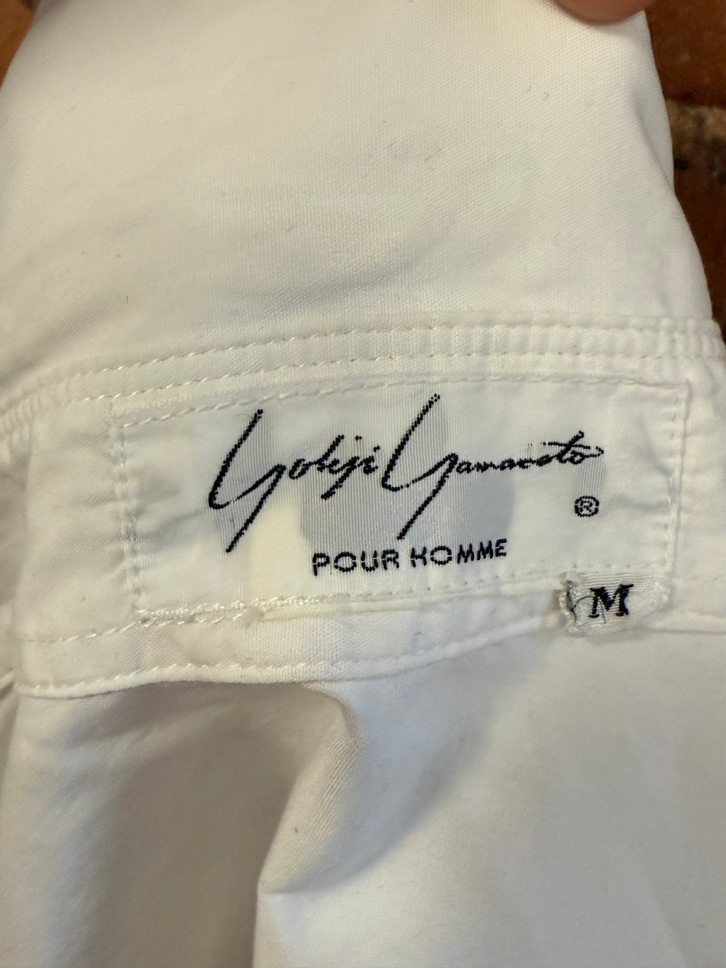 White Shirt w/ Triple Collar | Yohji Yamamoto