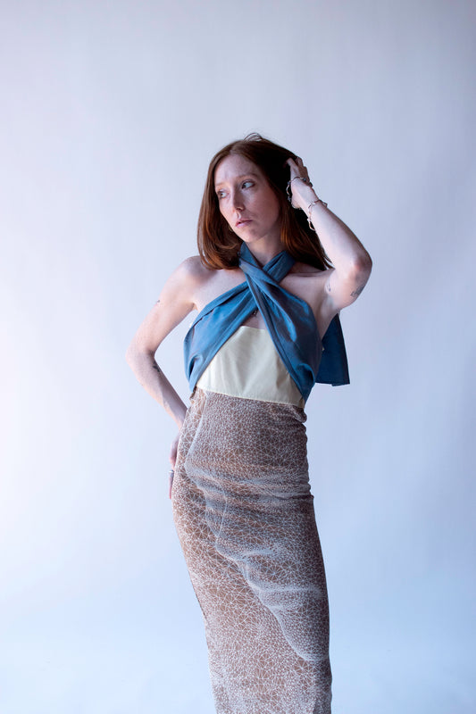 Constellation Dress W/ Silk Sashes | Jean Paul Gaultier SS 2001