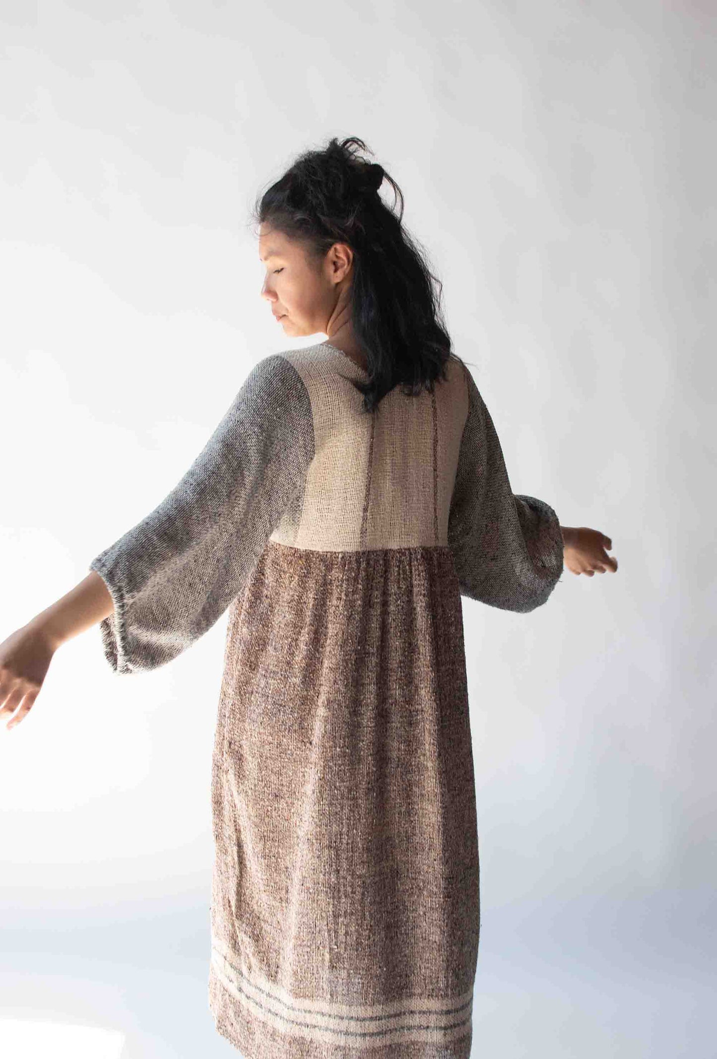 1980s Handwoven Dress