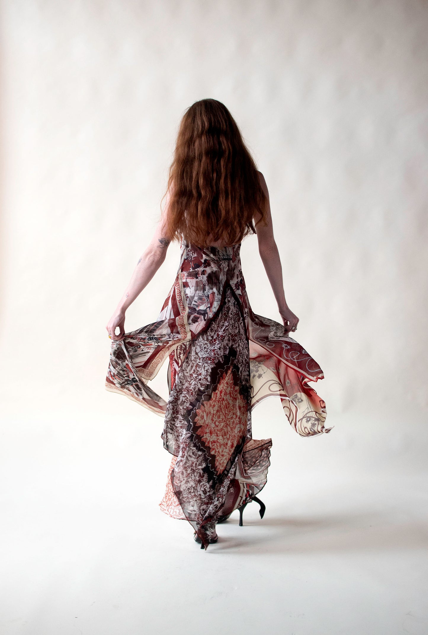 Chiffon Halter Dress | Jean Paul Gaultier SS 2001