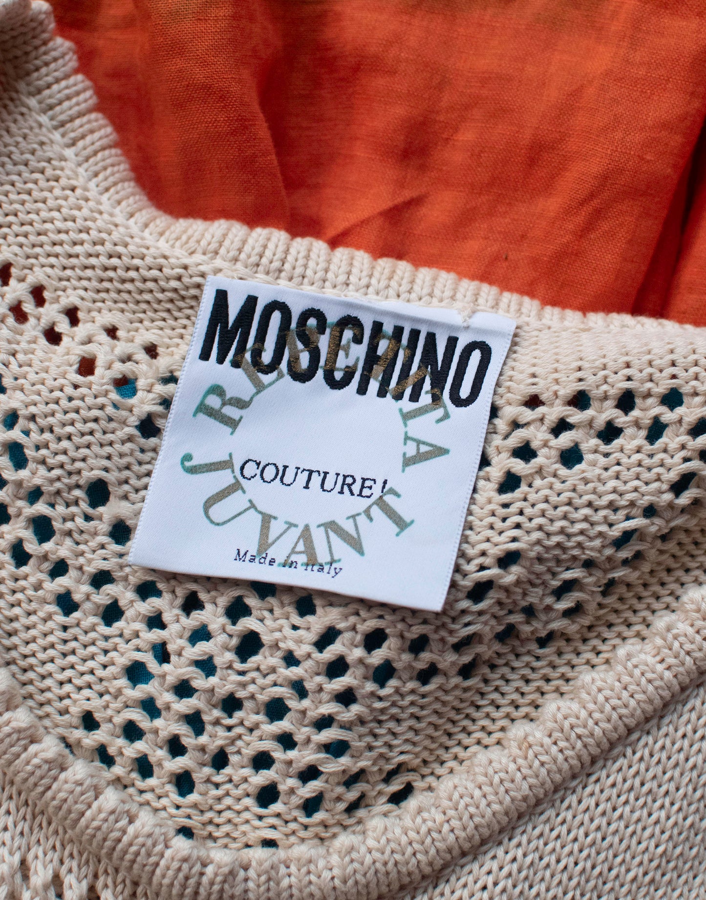 Crochet Dress | Moschino Couture 'Repetita Juvant' SS 1994