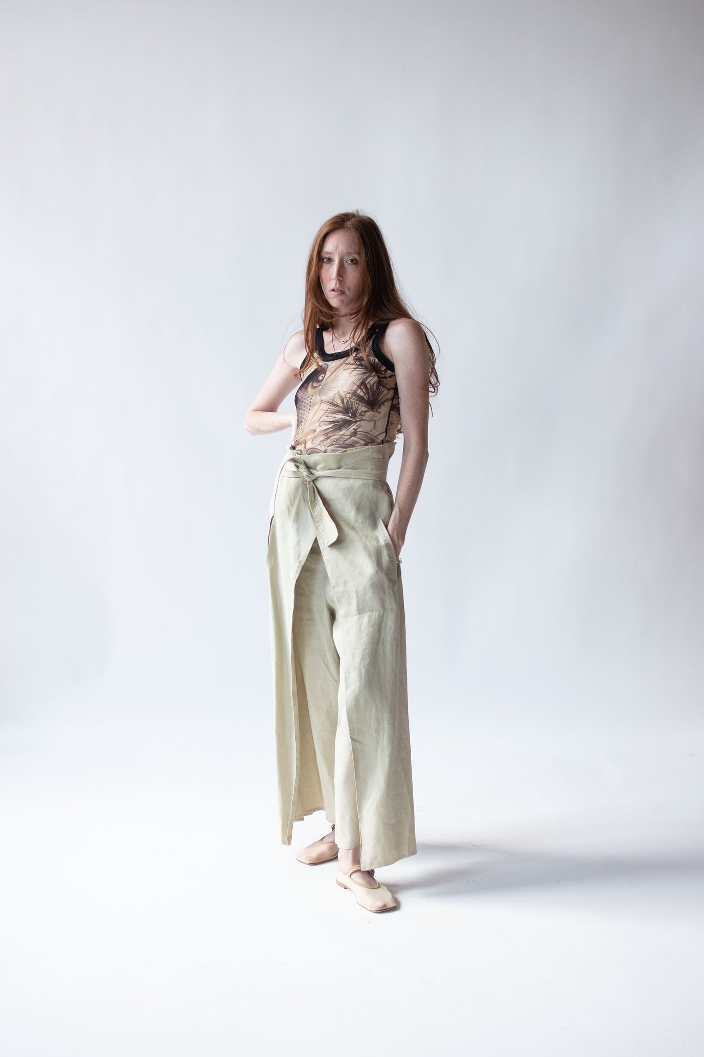 1990s Paperbag Waist Pants | Parachute
