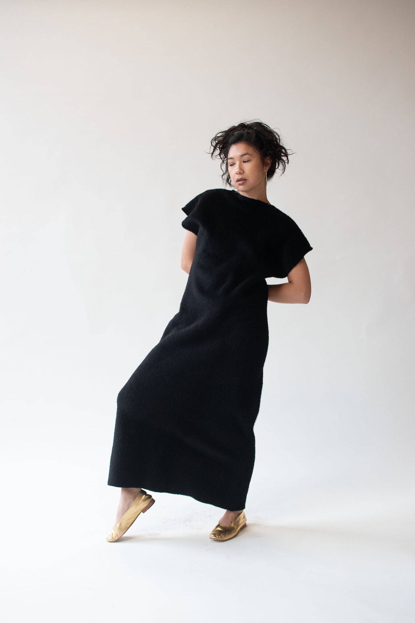 1990s Black Mohair Dress | Comme des Garçons