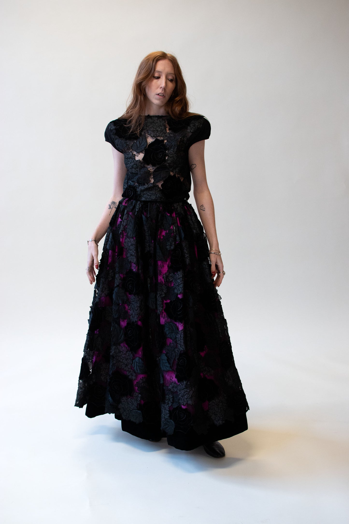 1980s Applique Evening Set | Valentino