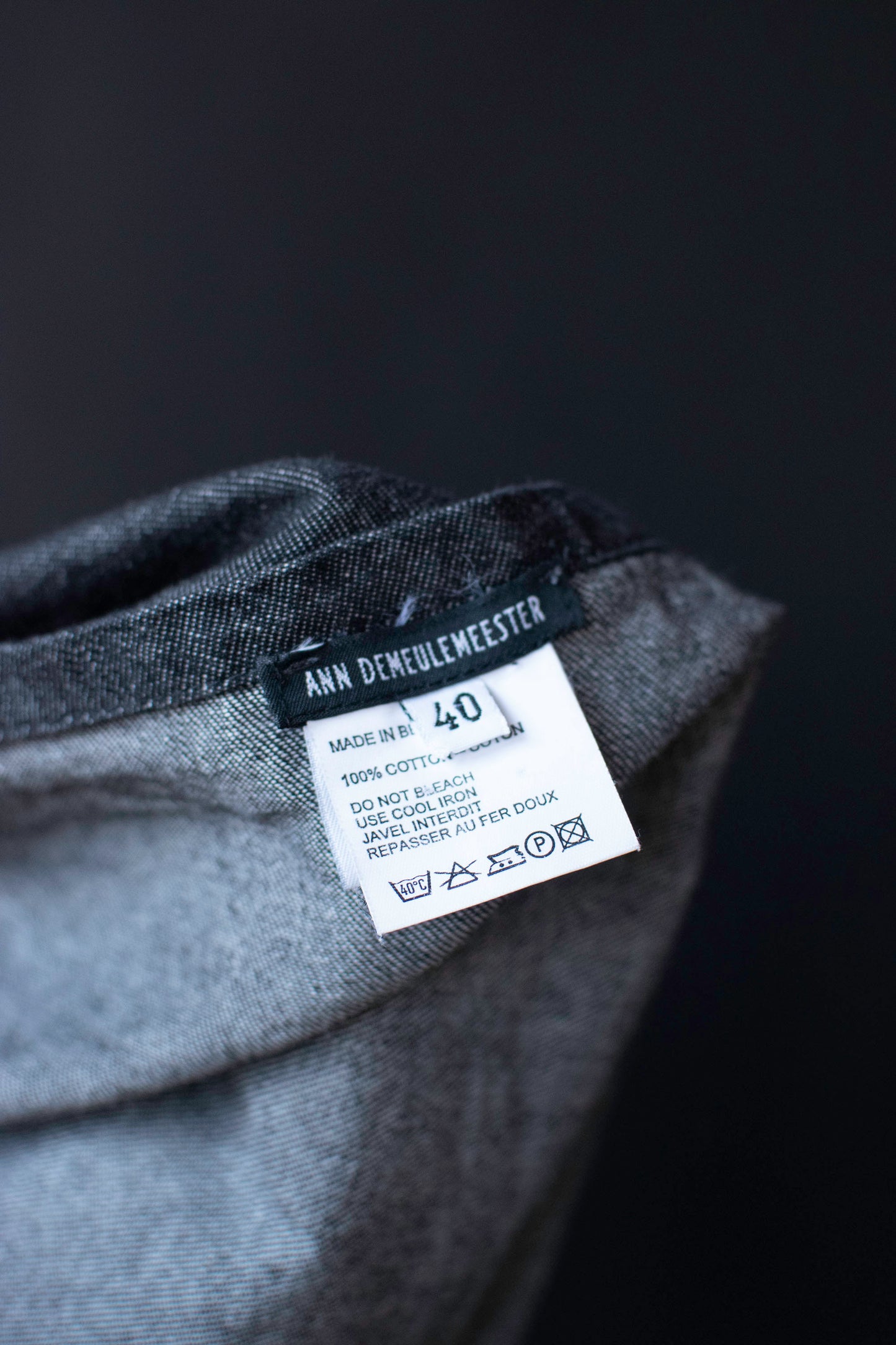 Denim Wrap Skirt | Ann Demeulemeester