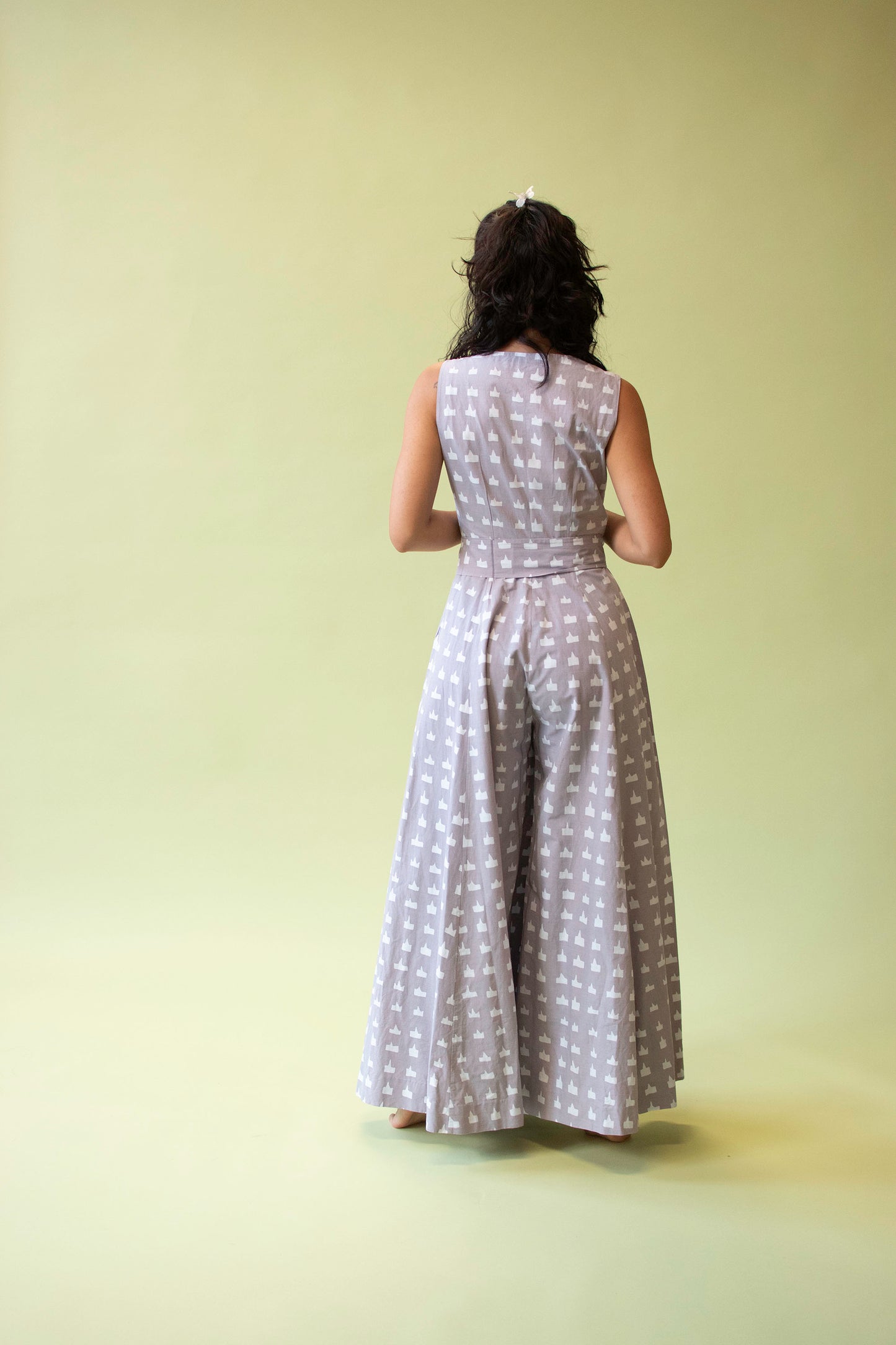 Abstract Print Jumpsuit | Marimekko 1969