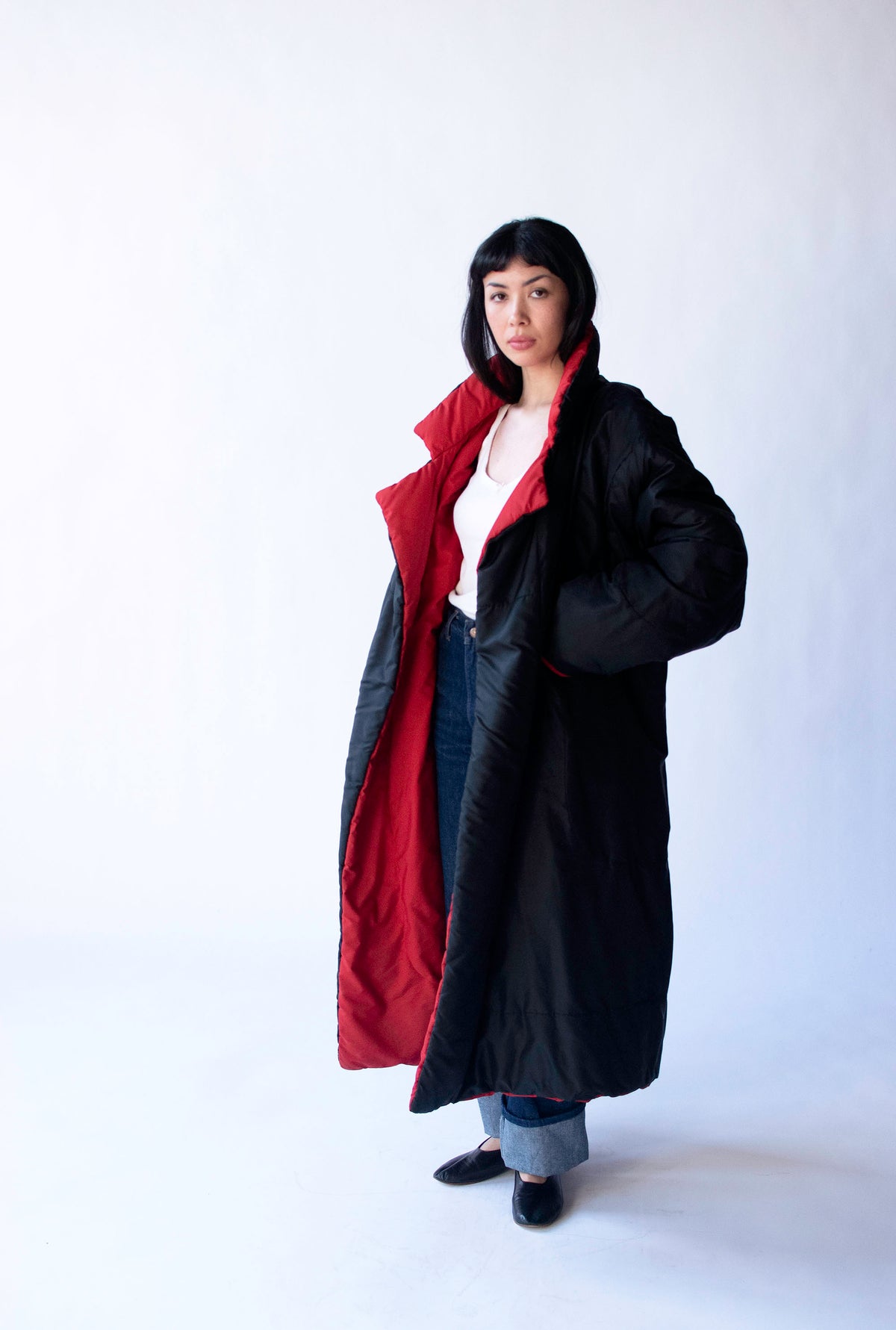 1980s Reversible Sleeping Bag Coat | Norma Kamali