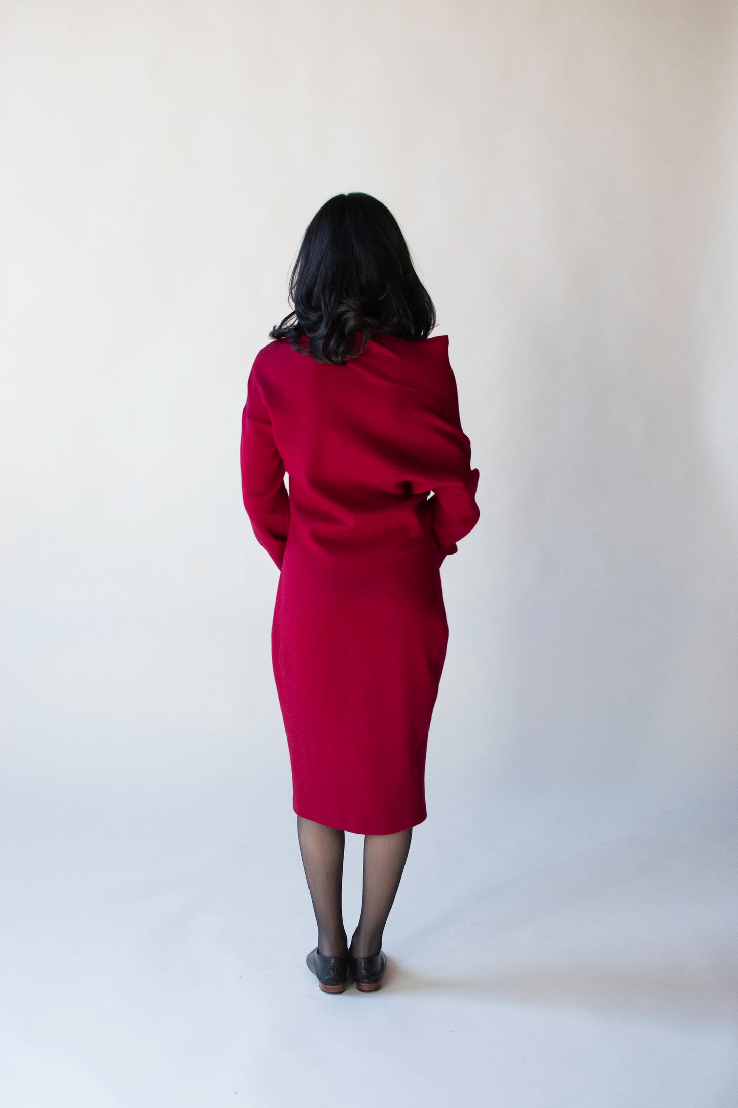 Raspberry Knit Dress | Romeo Gigli 1988