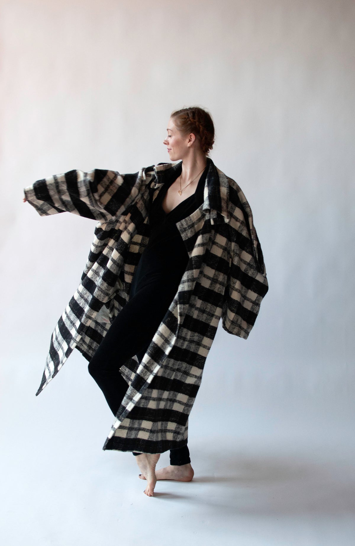 Plaid Coat | Comme Des Garcons FW 1986