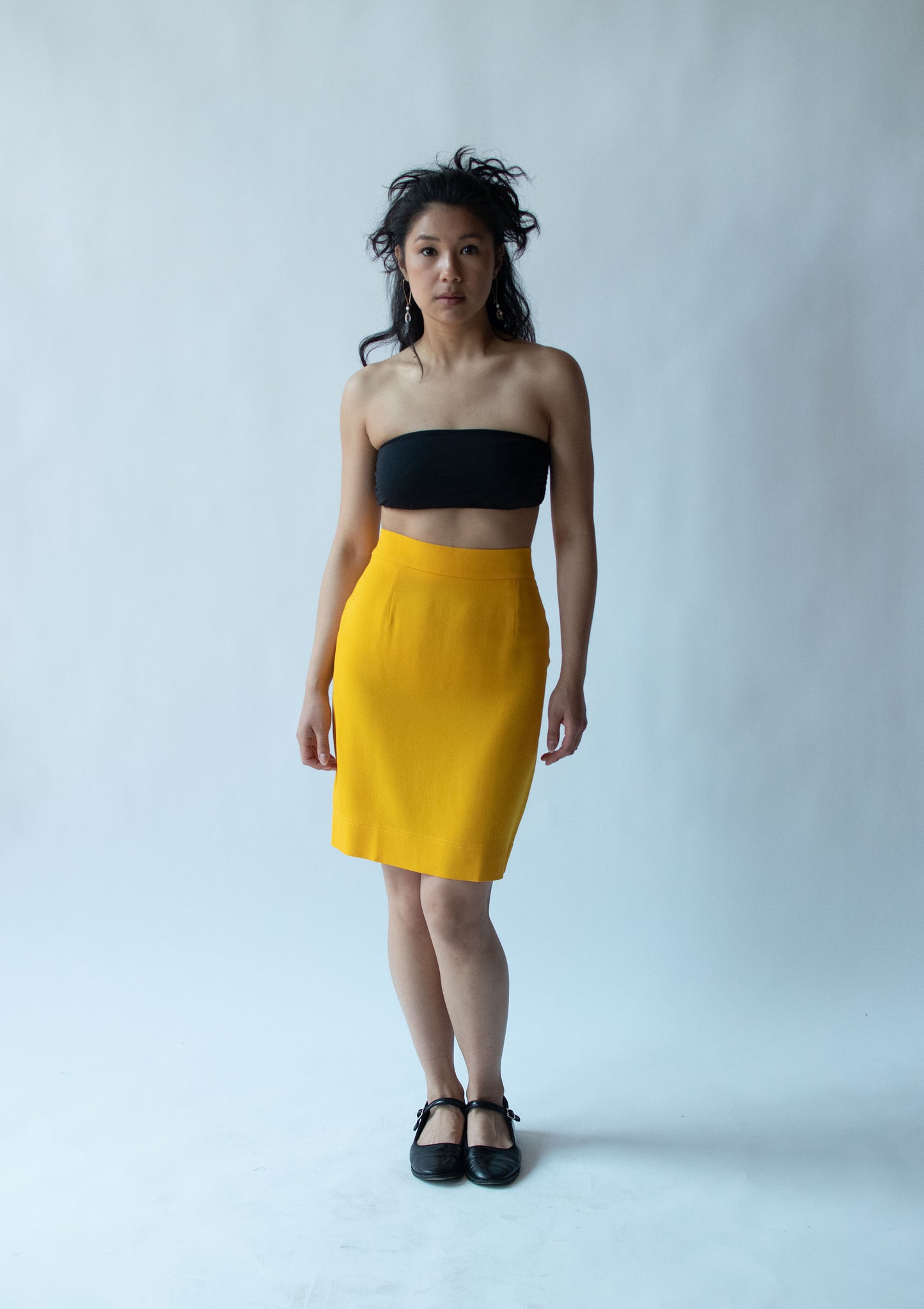 1990s Marigold Skirt Suit | Moschino Cheap & Chic