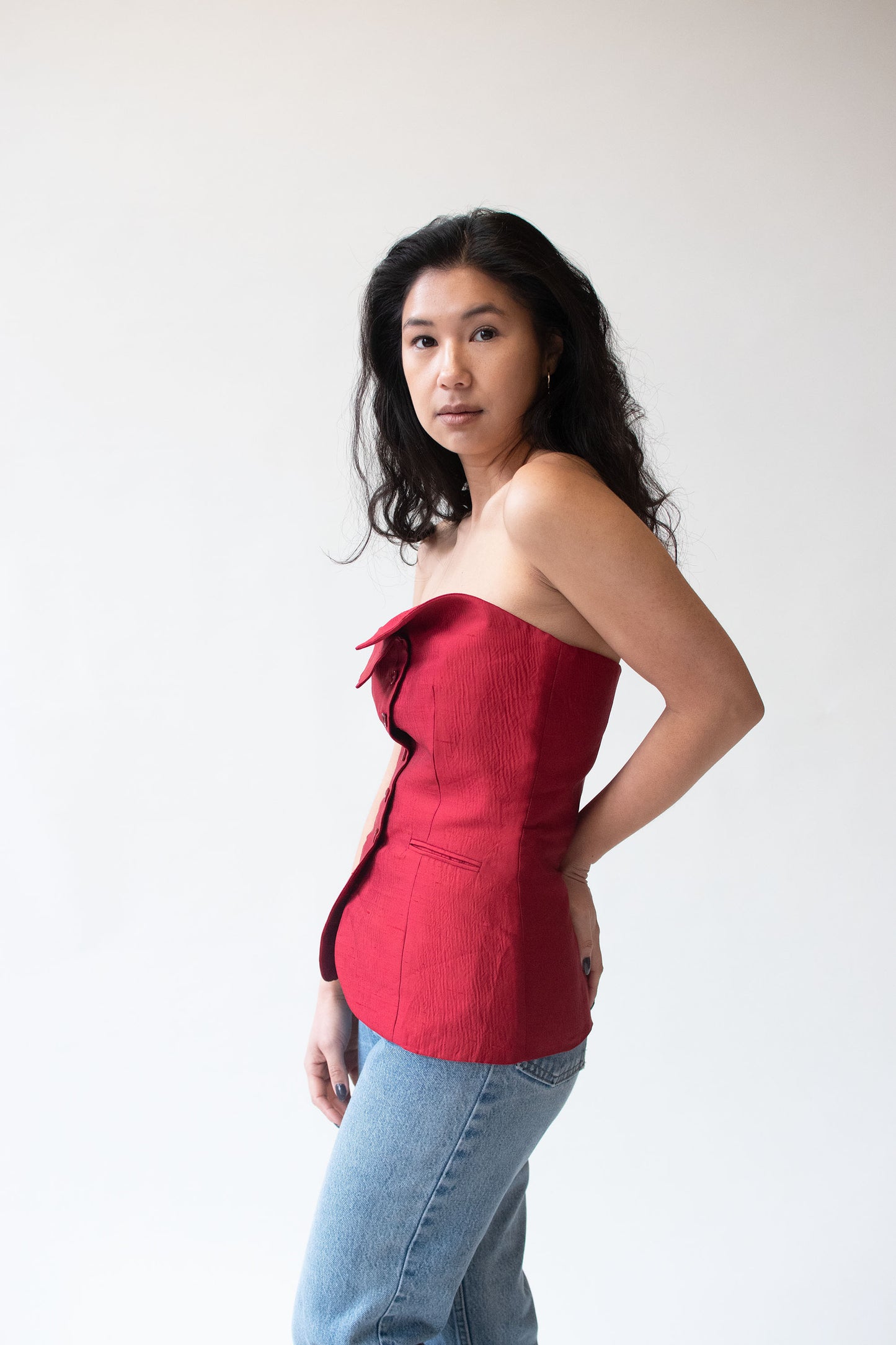 Red Bustier | Romeo Gigli 1991