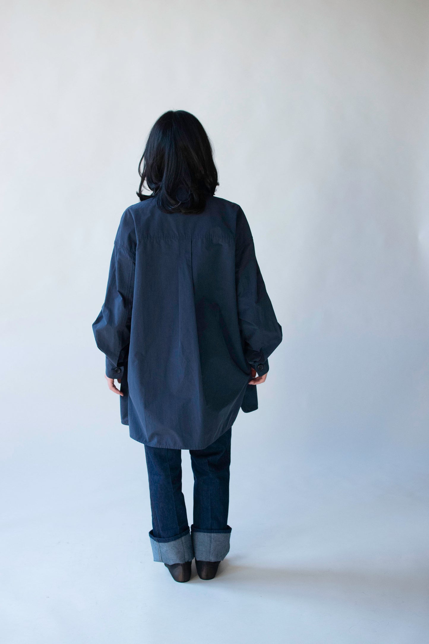 Navy Wind Coat | Fendi