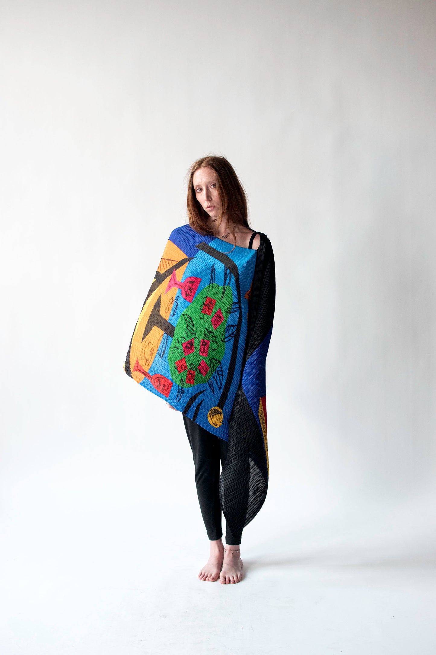 'Afternoon Tea' Convertible Shawl | Issey Miyake Pleats Please