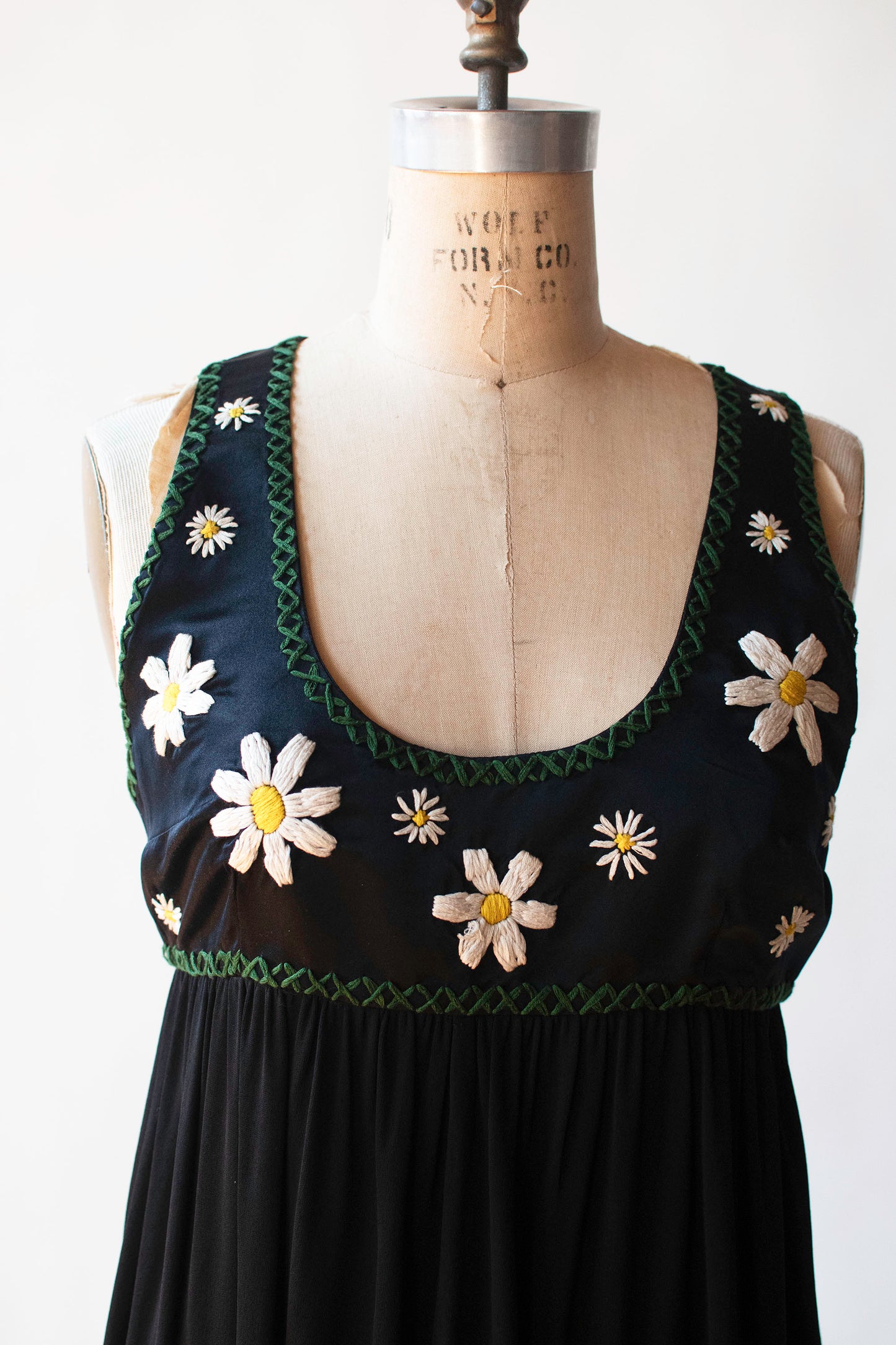 Embroidered Babydoll Dress | Todd Oldham SS 1994