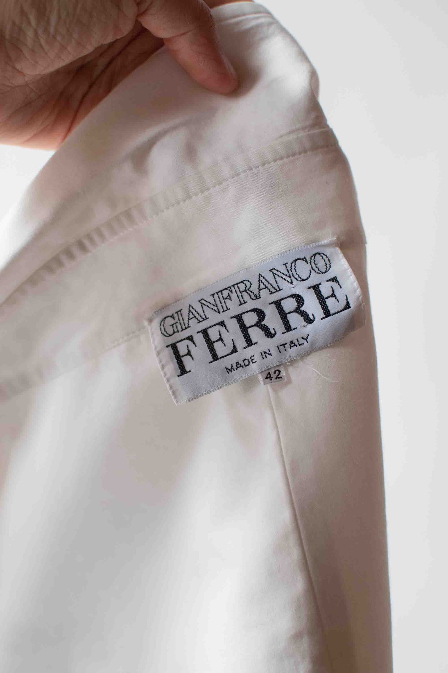 1990s White Shirt | Gianfranco Ferre